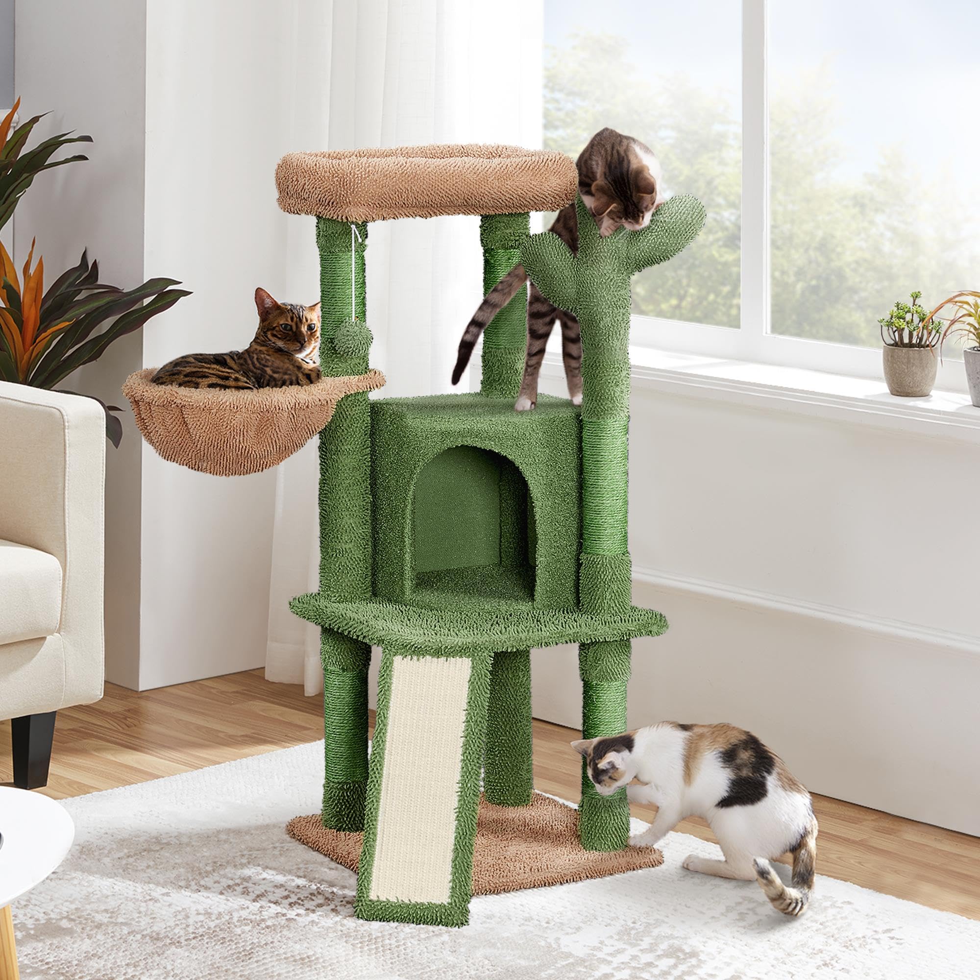 Topeakmart 42 H Cactus Cat Tree