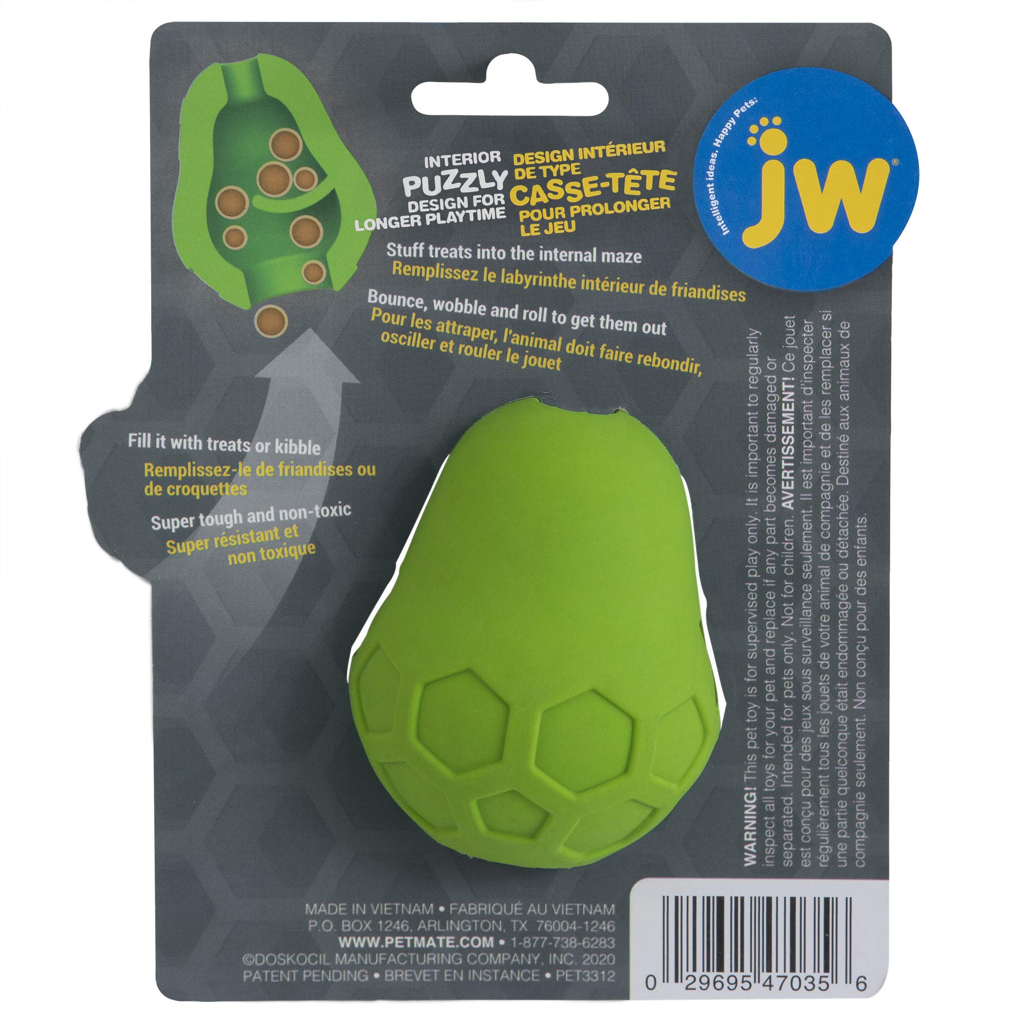 JW Tumble Teez Puzzler Treat Dispenser, Small