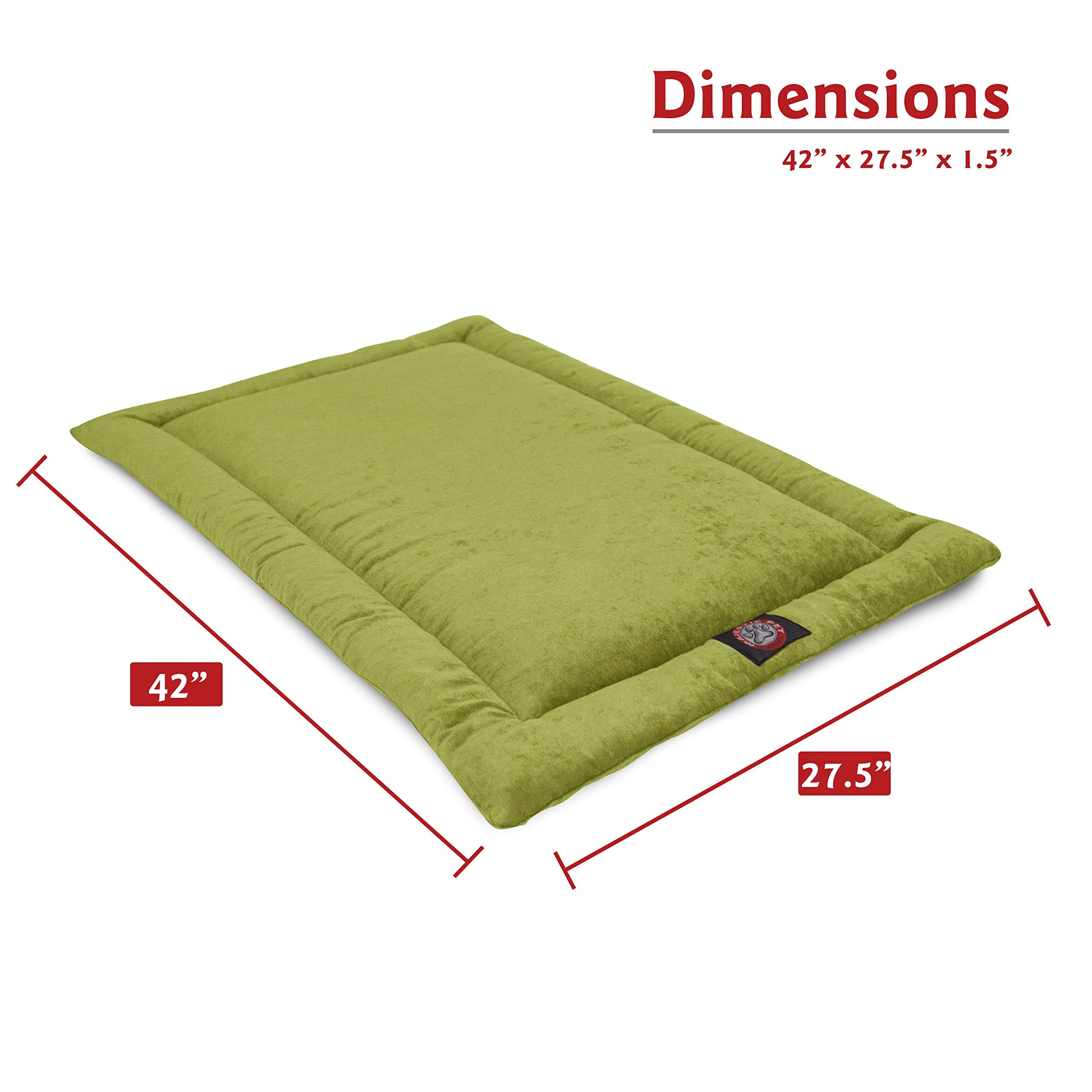 42' Villa Green Apple Crate Dog Bed Mat By Majestic Pet Products