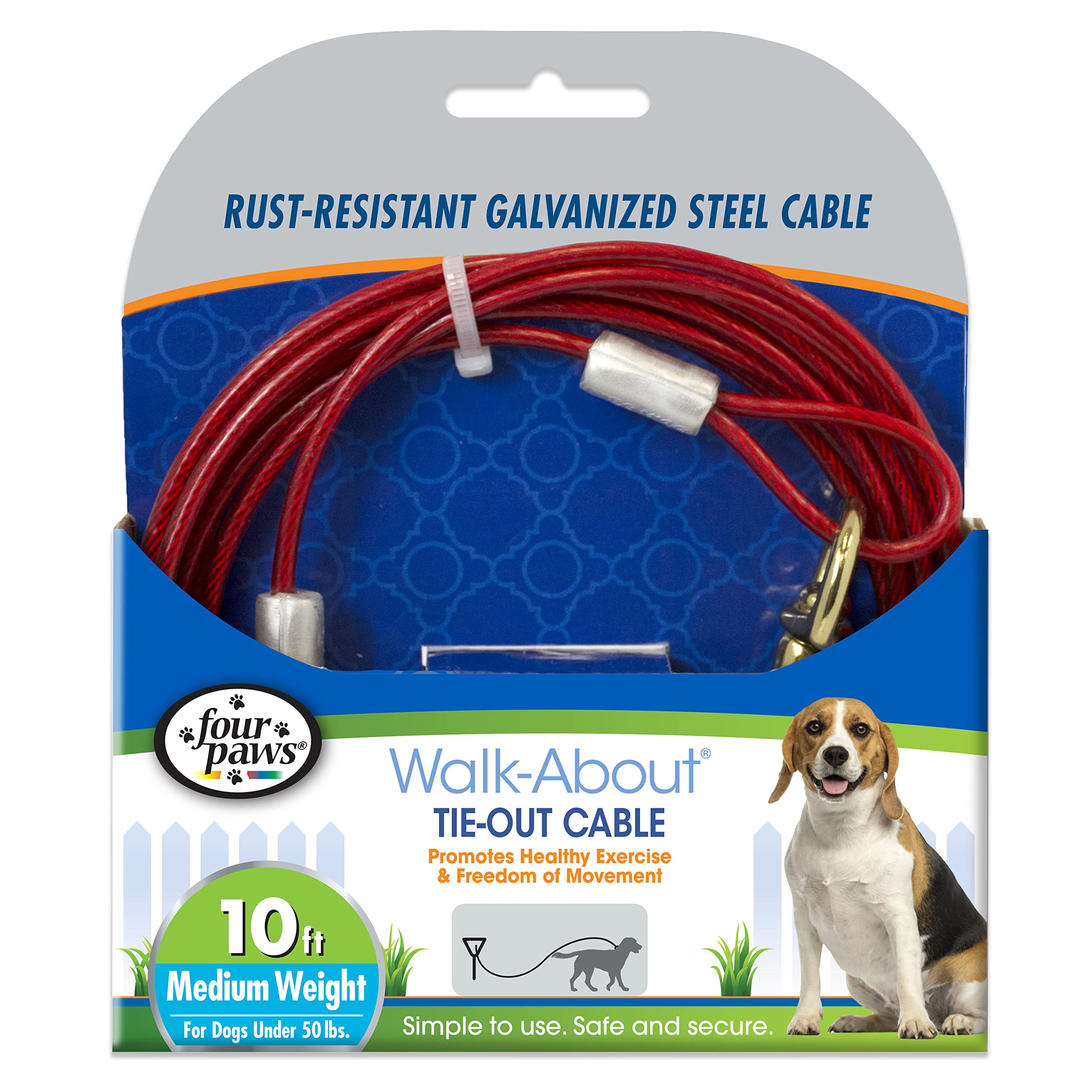 TIE OUT CABLE, (Pack of 1)