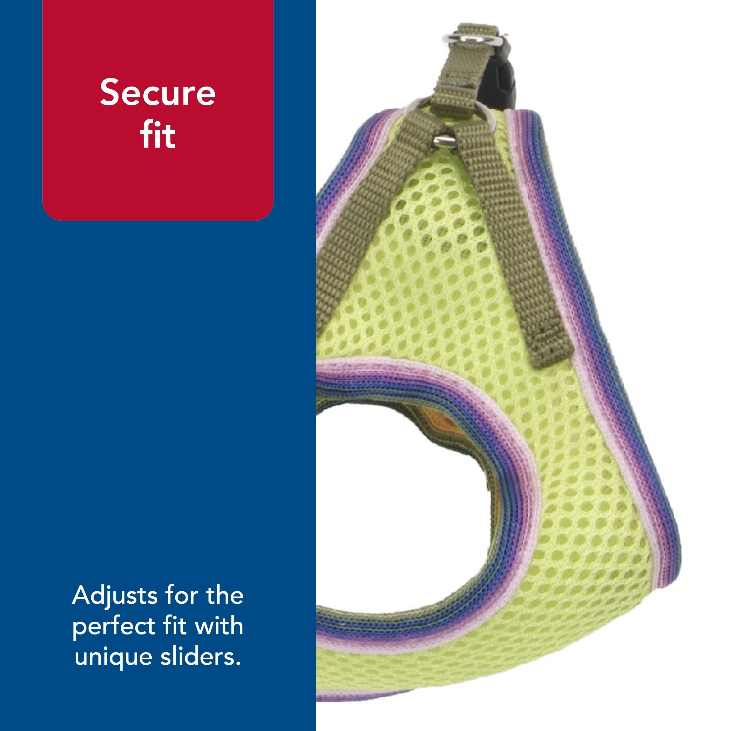 Coastal Pet Li'L Pals Comfort Mesh Dog Harness - No-Pull Step-In Dog Harness For Small Dogs & Puppies - Dog Cooling Vest - Lime