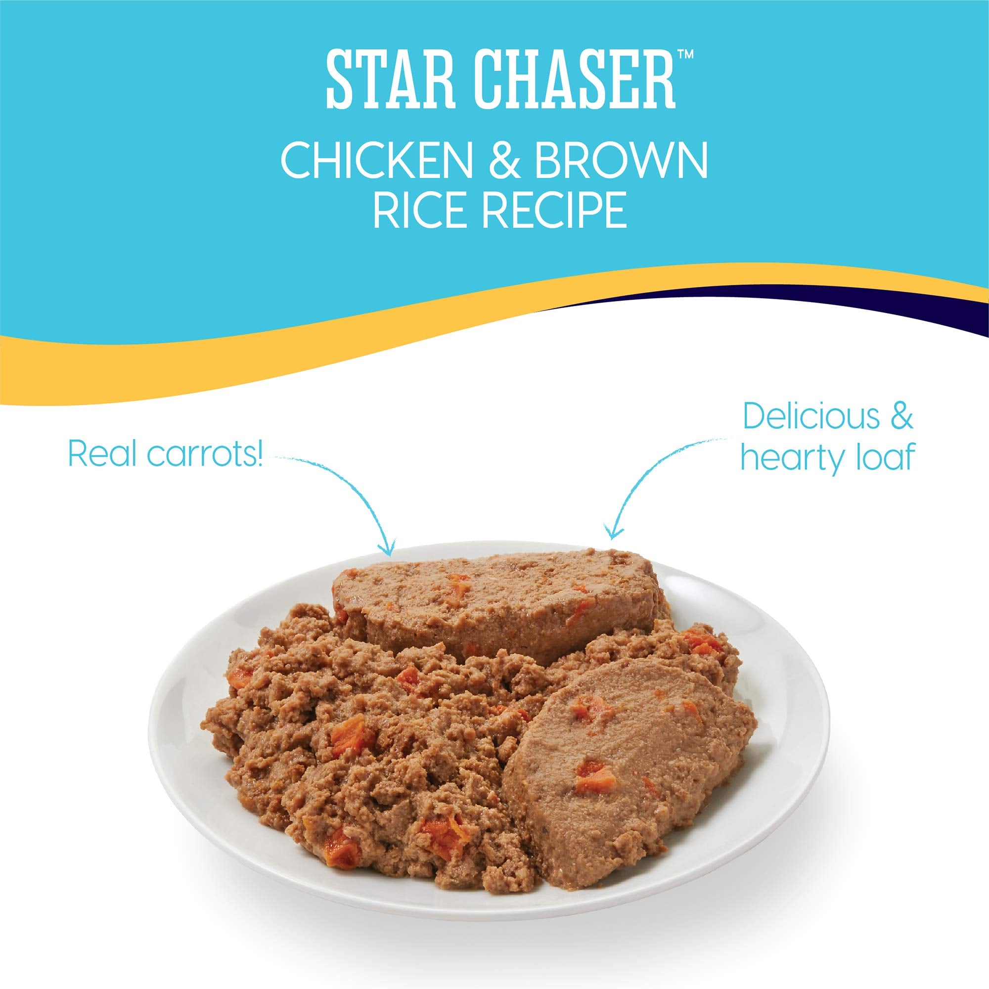 Solid Gold Canned Dog Food for Adult & Senior Dogs - Made with Real Chicken and Whole Grains - Star Chaser High Calorie Wet Dog