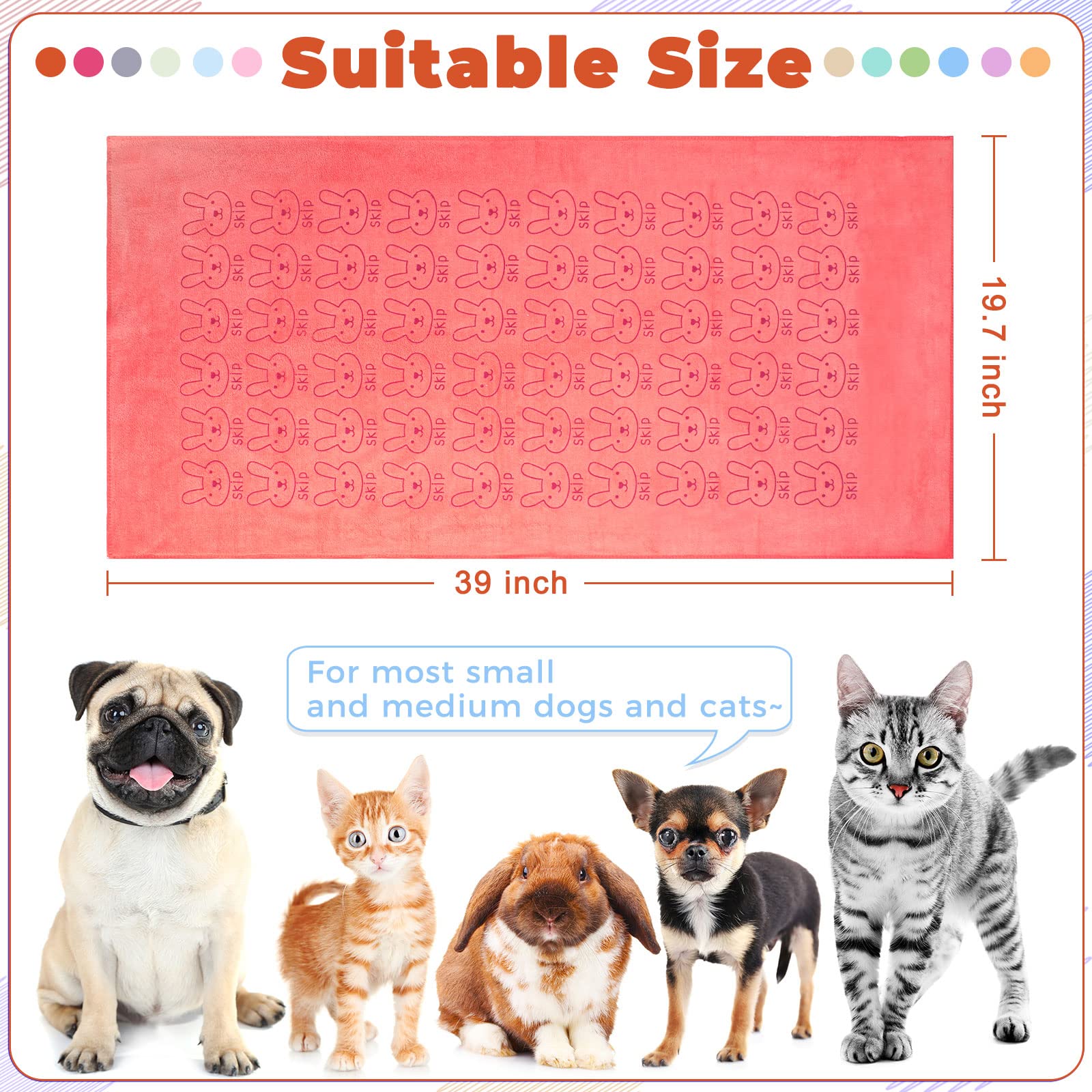 12 Pcs Dog Towels For Drying Dogs Soft Microfiber Puppy Towel Cat Towel Quick Drying Puppy Bathing Supplies Absorbent Pet Bath T