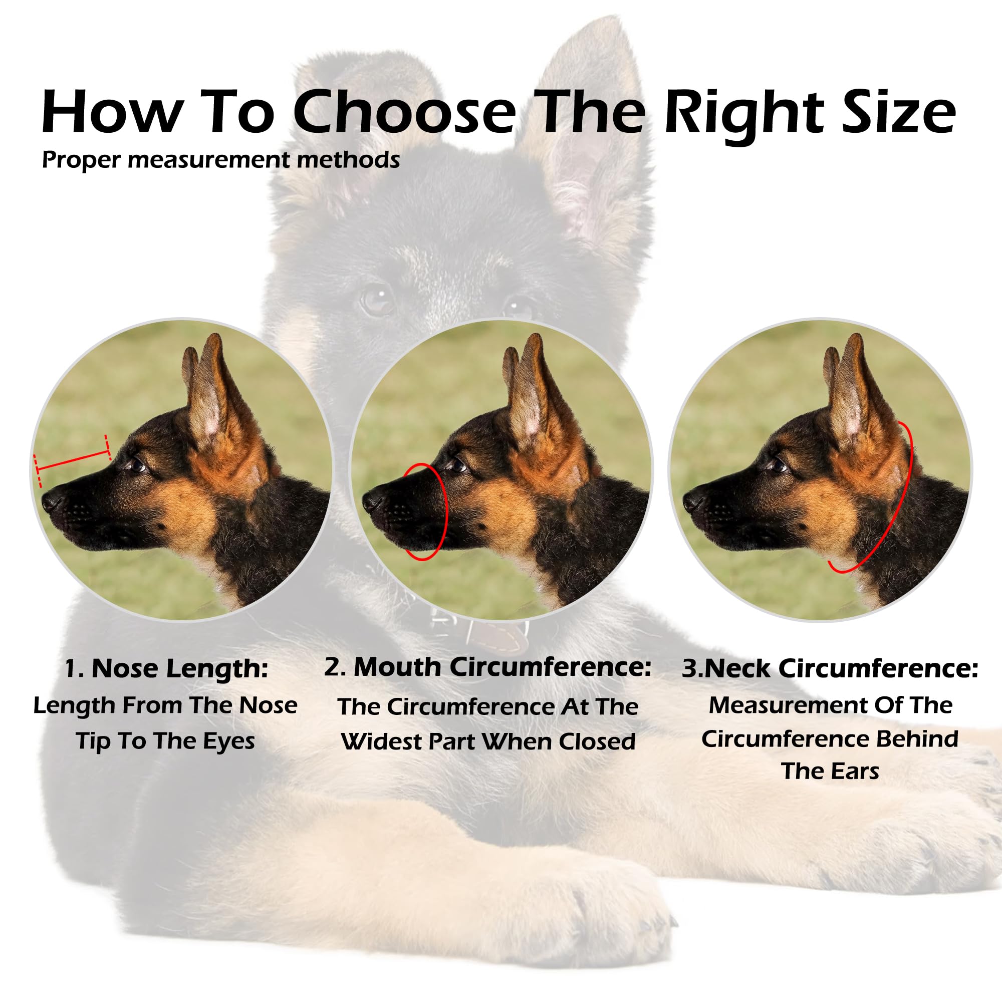 Oopsdoggy Doberman Dog Muzzle For Large Dogs - Leather Breathable Secure Basket Muzzle For Large Breeds Husky German Shepherd Pr