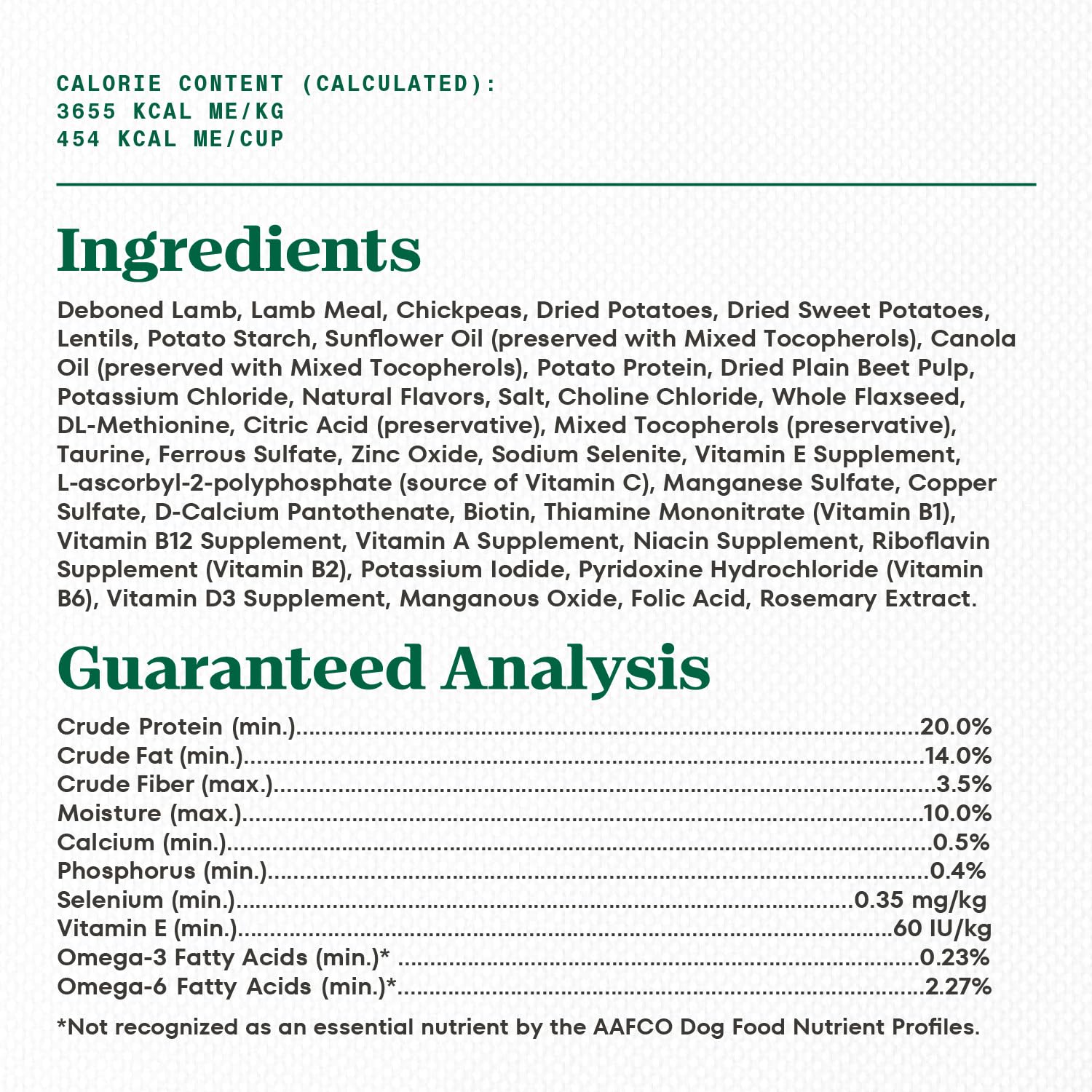 Nutro Limited Ingredient Diet Small Bites Adult Dry Dog Food, Lamb & Sweet Potato Recipe, 22 lbs.