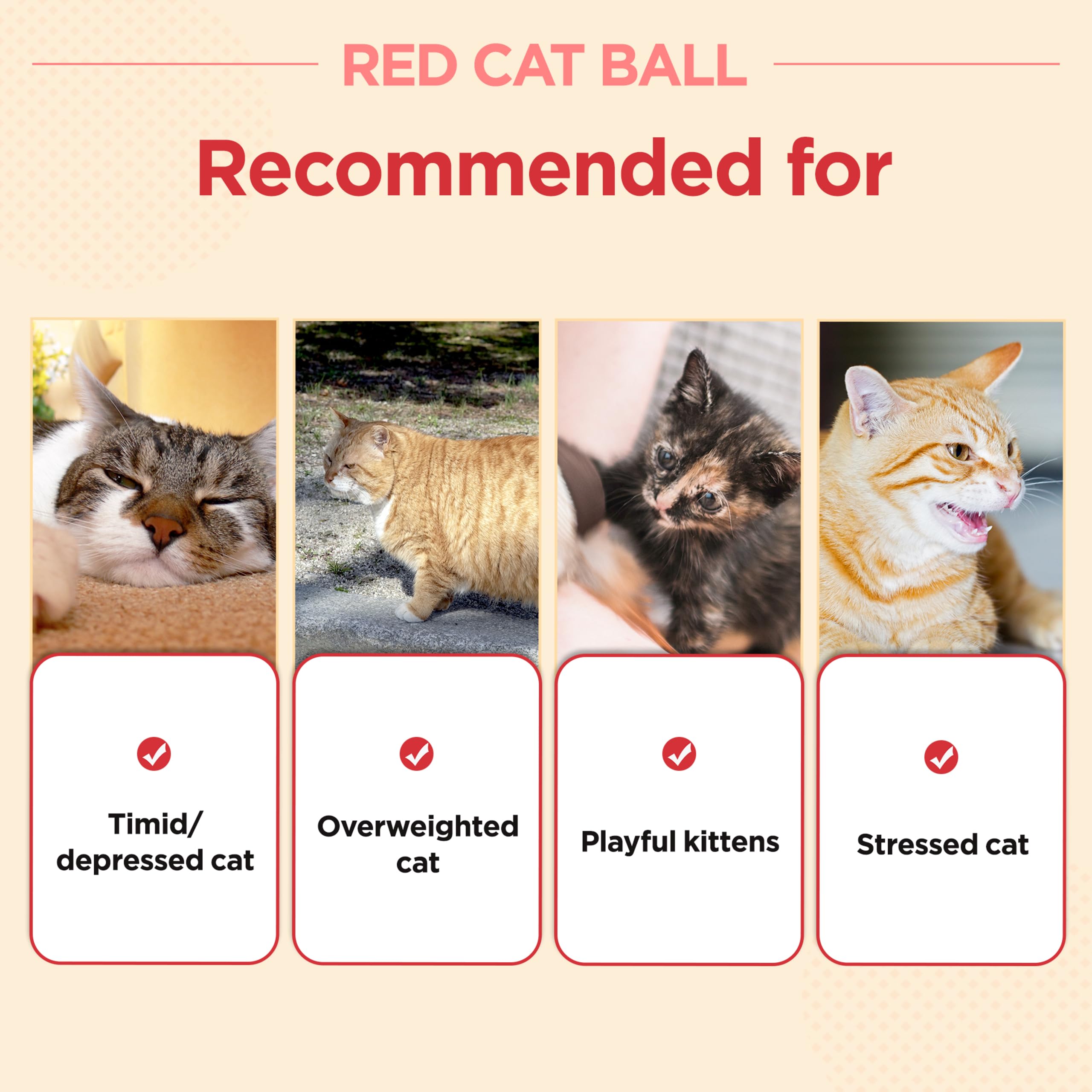 Jayu Pet Red Cat Ball [W/Bell Version] - Handmade Silvervine Cat Toy With Catnip, Interactive Matatabi Ball For Indoor Cats & Ki