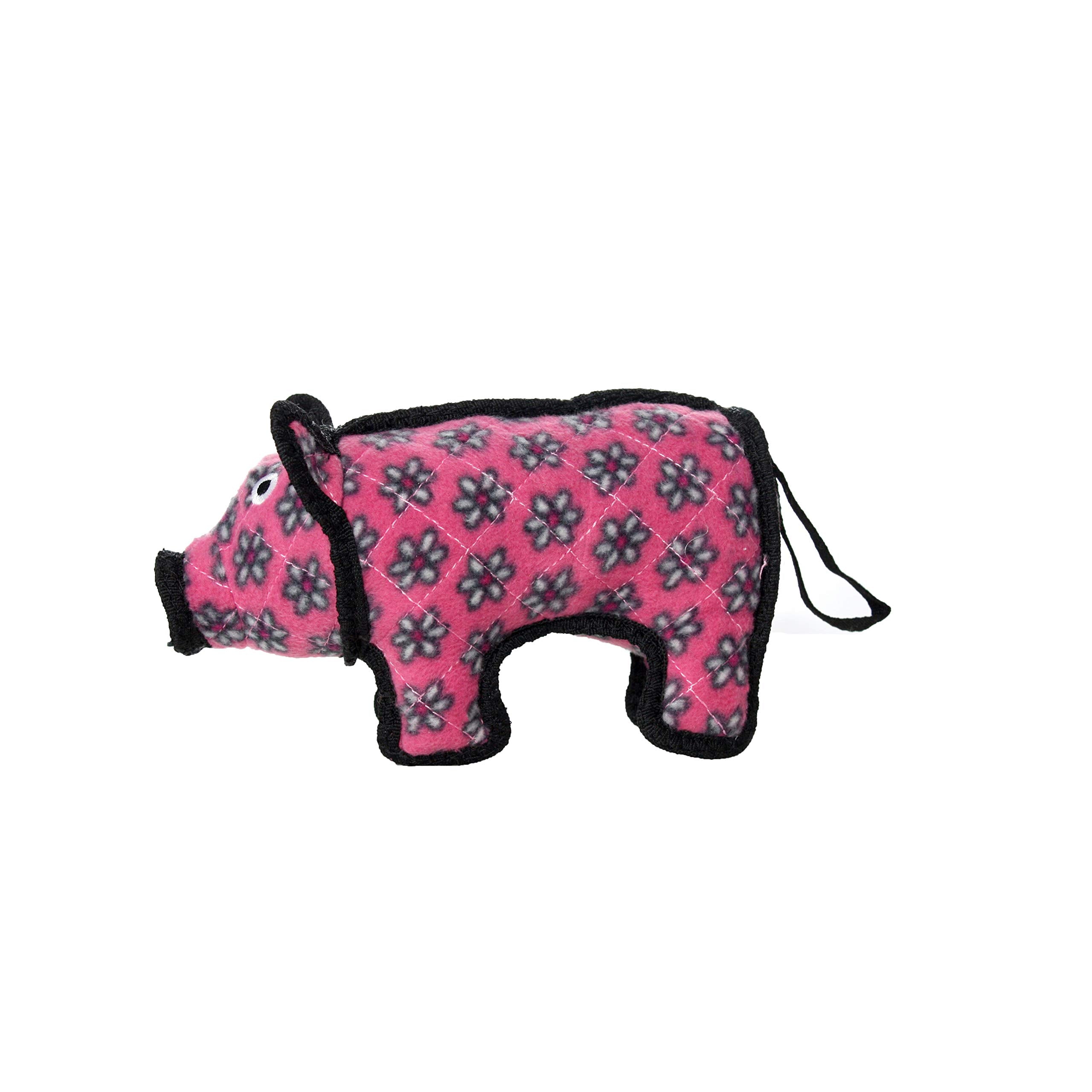 Tuffy-World'S Tuffest Soft Dog Toy -Barnyard Pig-Squeaker- Multiple Layers.Made Durable,Strong & Tough. Interactive Play(Tug, To