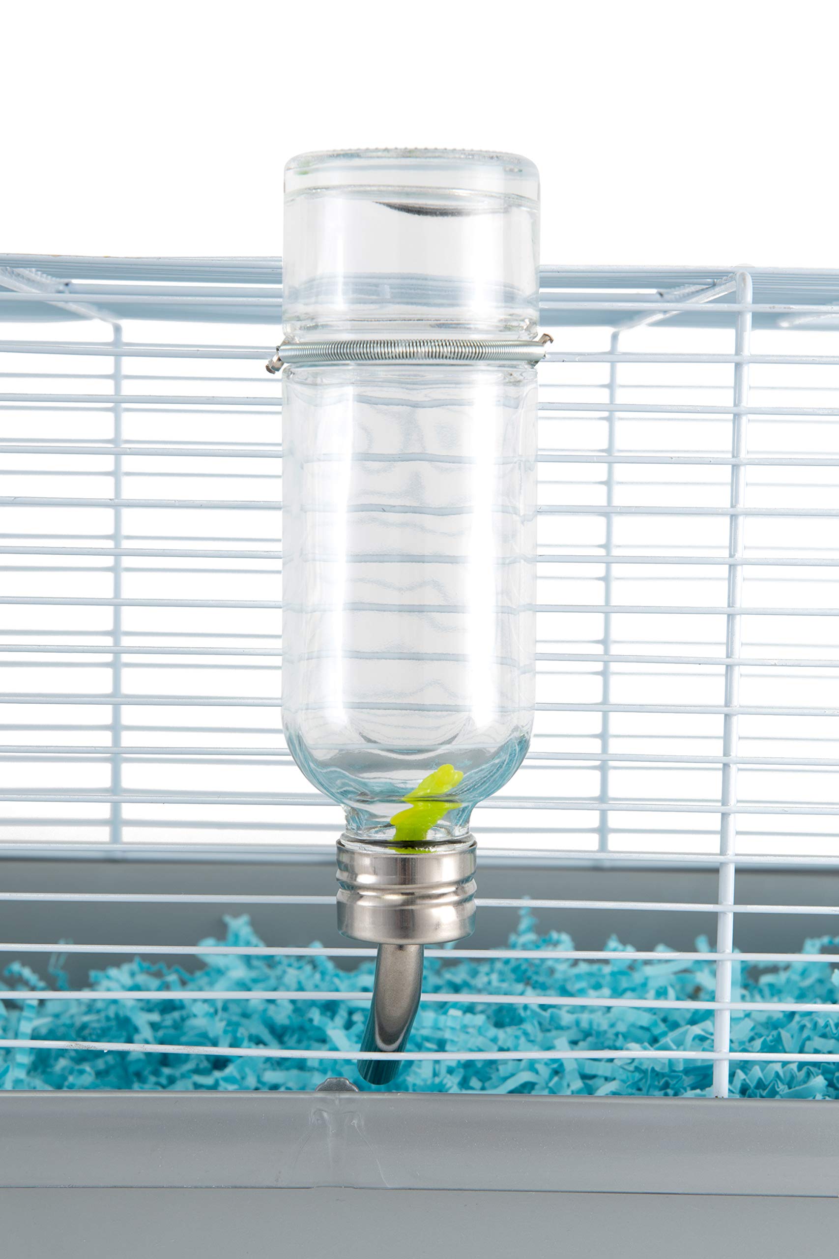 Lixit Chew Proof Flat Sided Water Bottles For Rabbits, Ferrets, Rats, Birds, Hamsters, Guinea Pigs, Chinchillas Gerbils And Other Small Animals (6Oz)