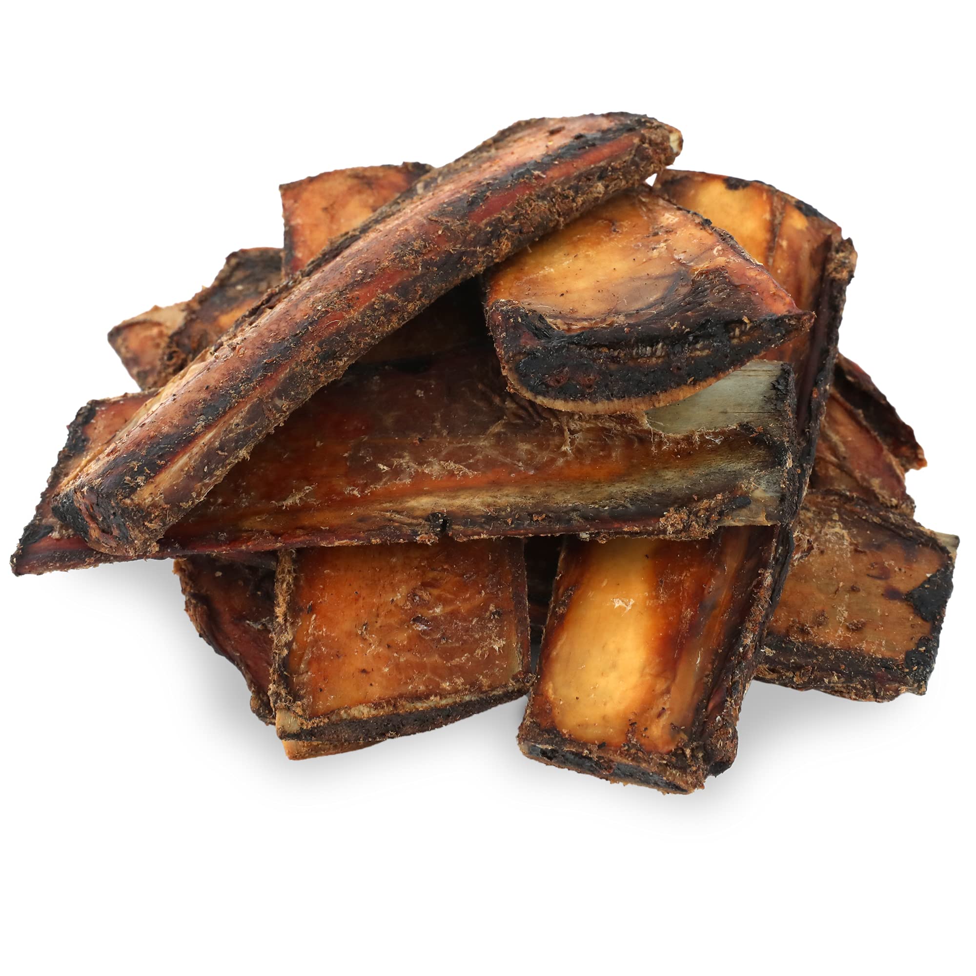 Pet Craft Supply All Natural Healthy Buffalo Rib Bones Dog Chews Treats for Aggressive Chewers Long Lasting Rawhide Free Premium