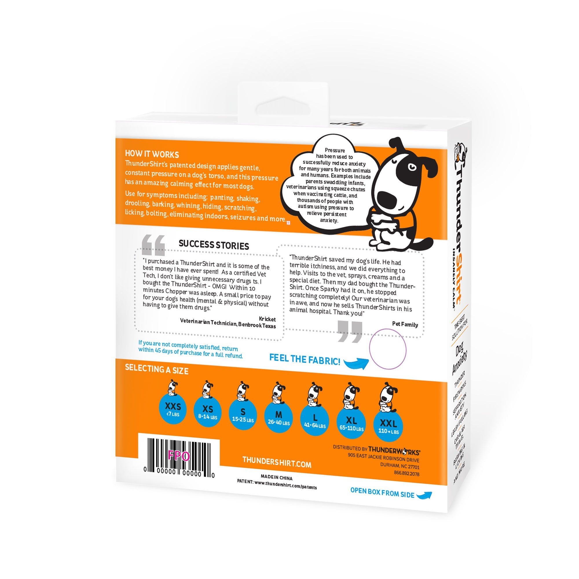 ThunderShirt for Dogs, Small, Camo Polo - Dog Anxiety Vest