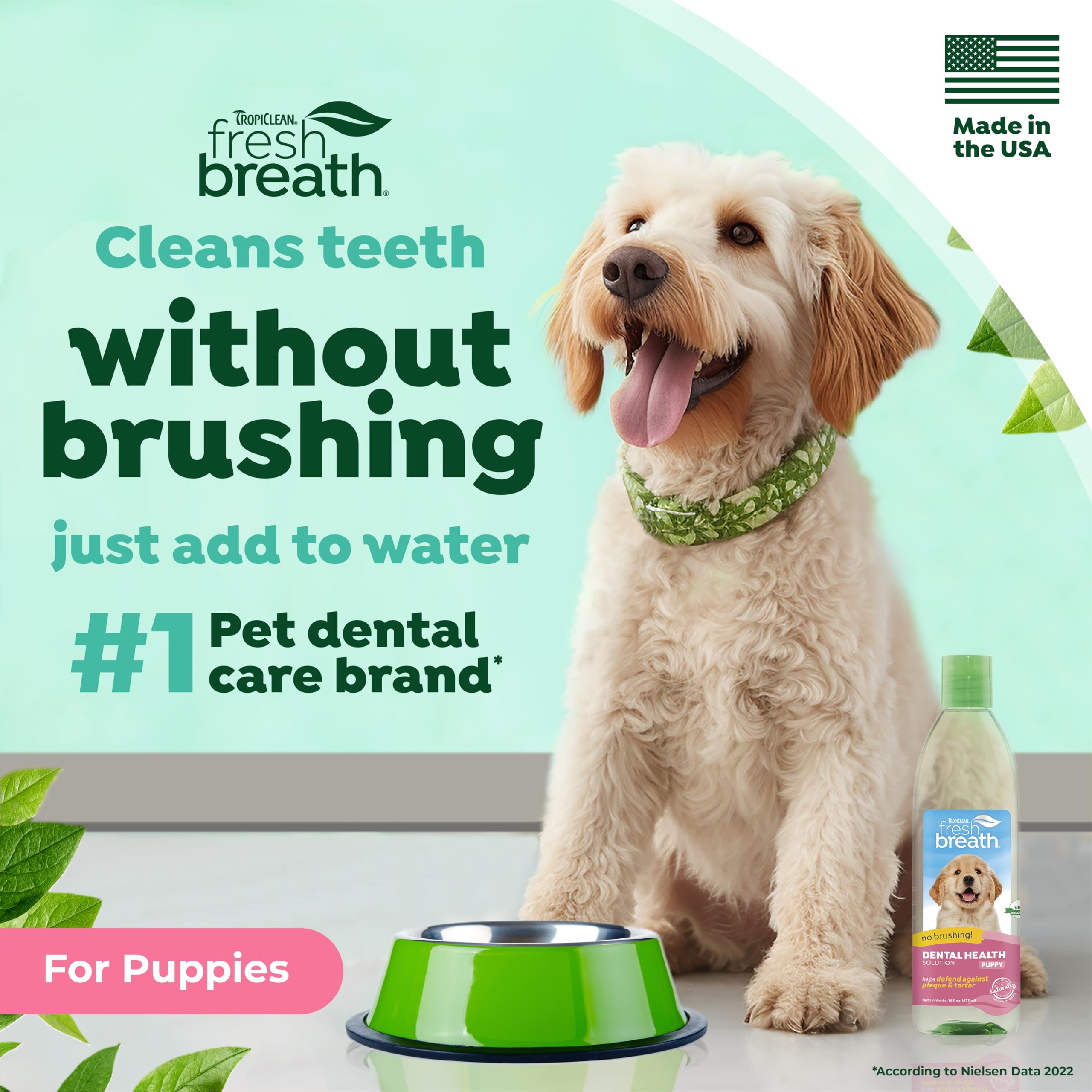 Tropiclean Fresh Breath Oral Care Water Additive For Puppies, 16Oz