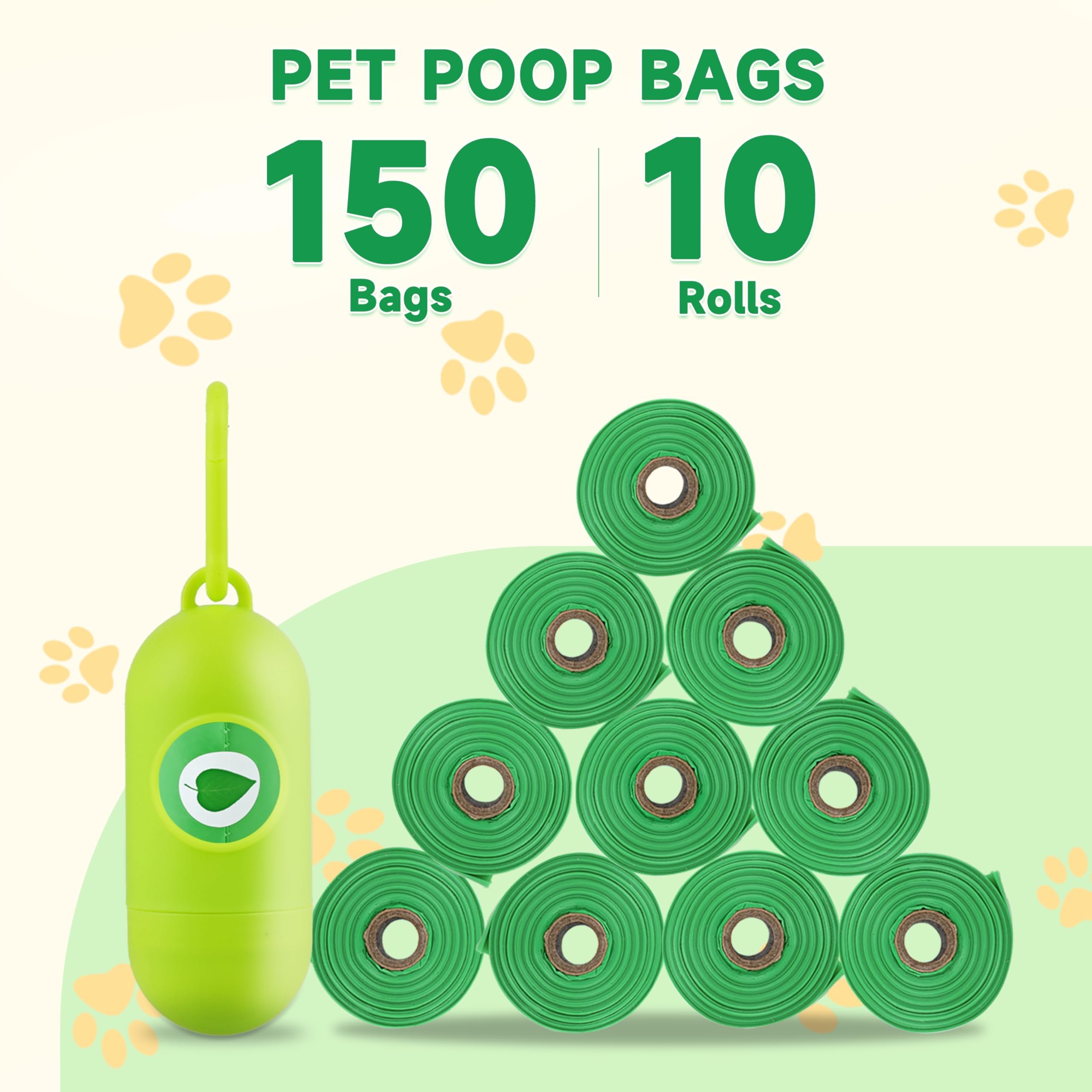 100-Count Super Absorbent Waterproof Dog and Puppy Pet Training Pad Combo 150 Dog Poop Bags, Housebreaking Pet Pad 100-Count Med