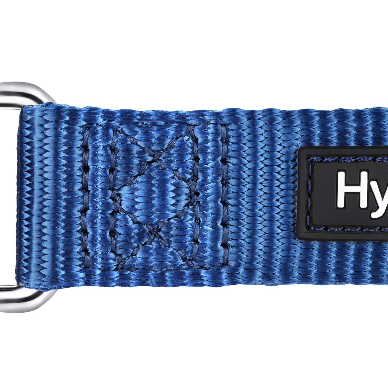 Hyhug Pets Premium Upgraded Heavy Duty Nylon Anti-Escape Martingale Collar For Puppy Dogs Comfy And Safe - Professional Training, Daily Use Walking. (Small, Classic Blue)