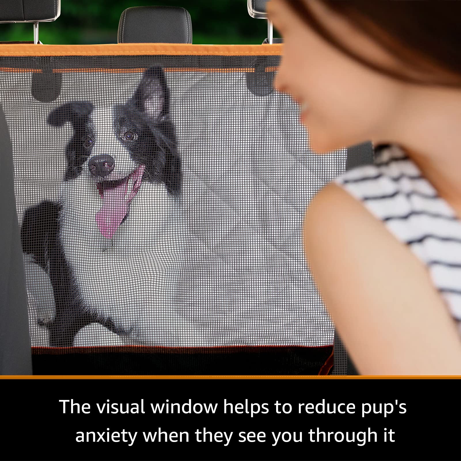 Ibuddy Dog Seat Cover For Tesla Model 3 Waterproof Car Seat Protector With Mesh Window Dog Car Hammock Against Dirt And Fur Anti