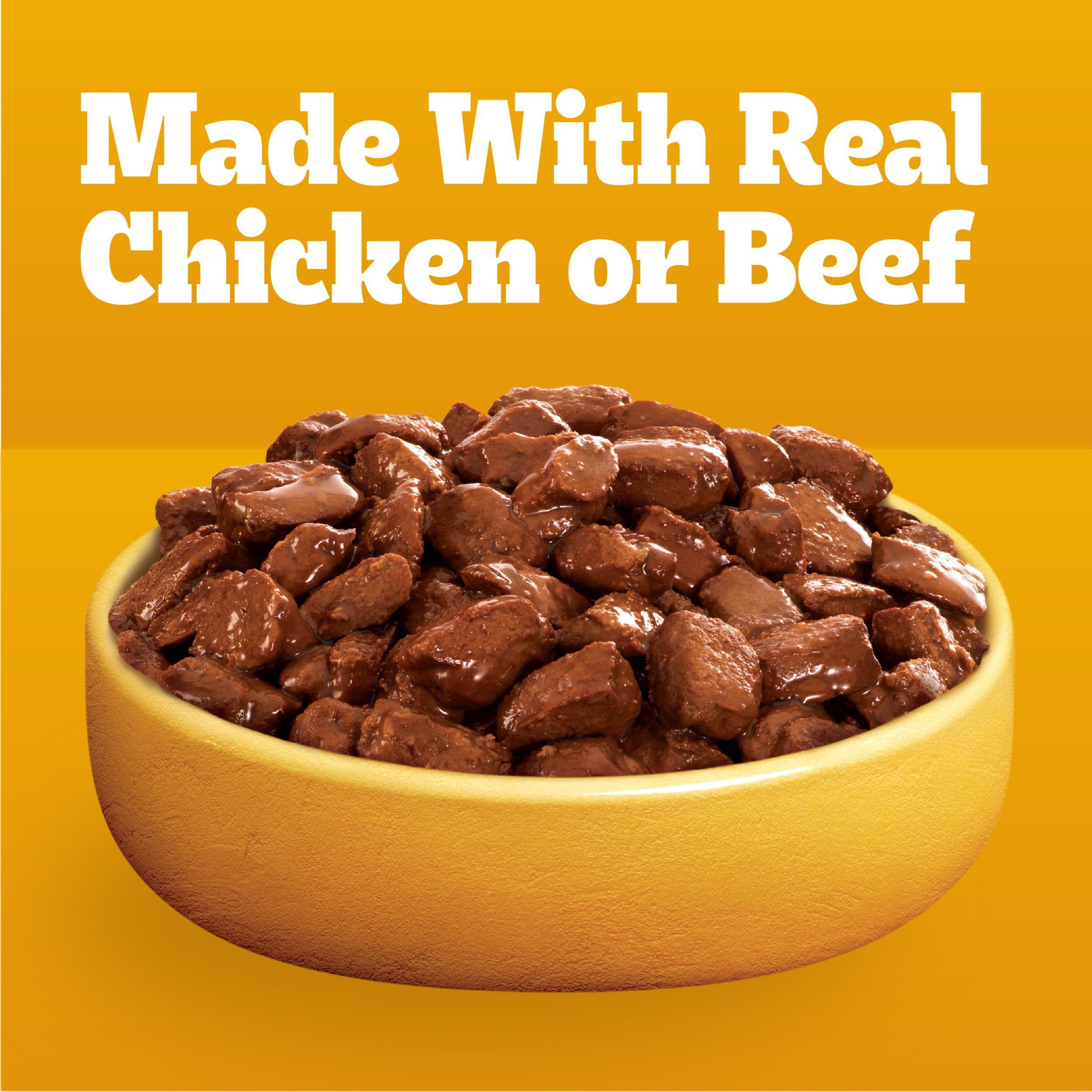 Pedigree Choice Cuts in Gravy Adult Soft Wet Dog Food 48-Count Variety Pack, 3.5 oz Pouches