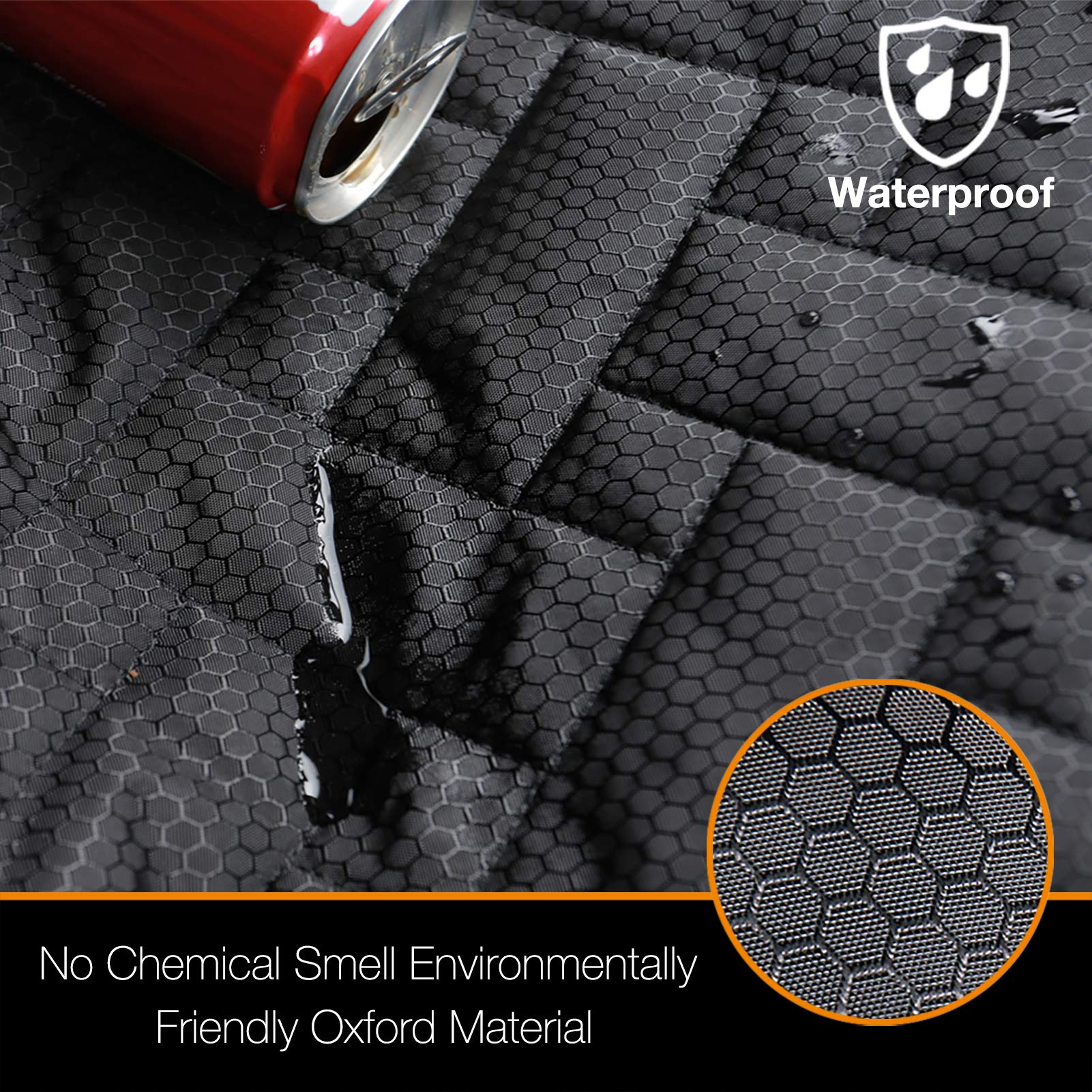 iBuddy Back Seat Cover for Truck, Easy-Install Dog Bench Seat Cover for Trucks Ford F150 F250/Chevrolet Silverado/Ram/GMC Sierra