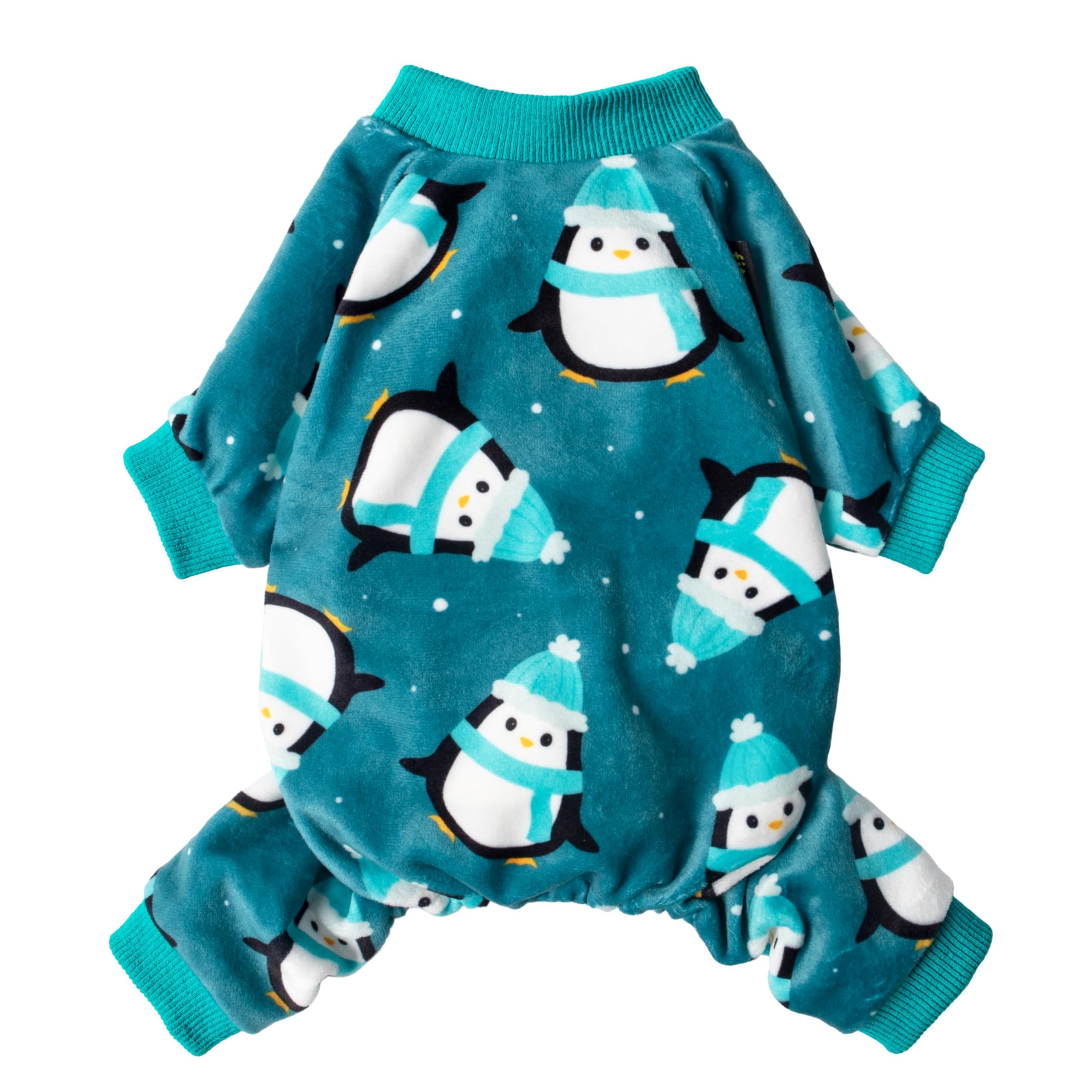Fitwarm Cute Penguin Dog Pajamas, Dog Winter Clothes For Small Dogs Girl Boy, Cozy Dog Onesie, Soft Pet Jammies, Doggy Apparel, 