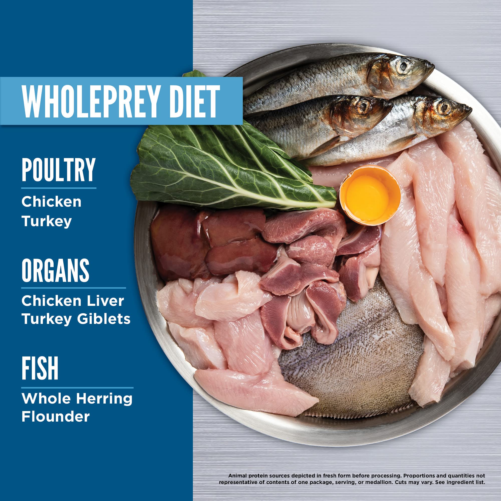 ORIJEN Original Freeze Dried Medallions, Grain Free Dry Dog Food and Topper, WholePrey Ingredients, 16 oz