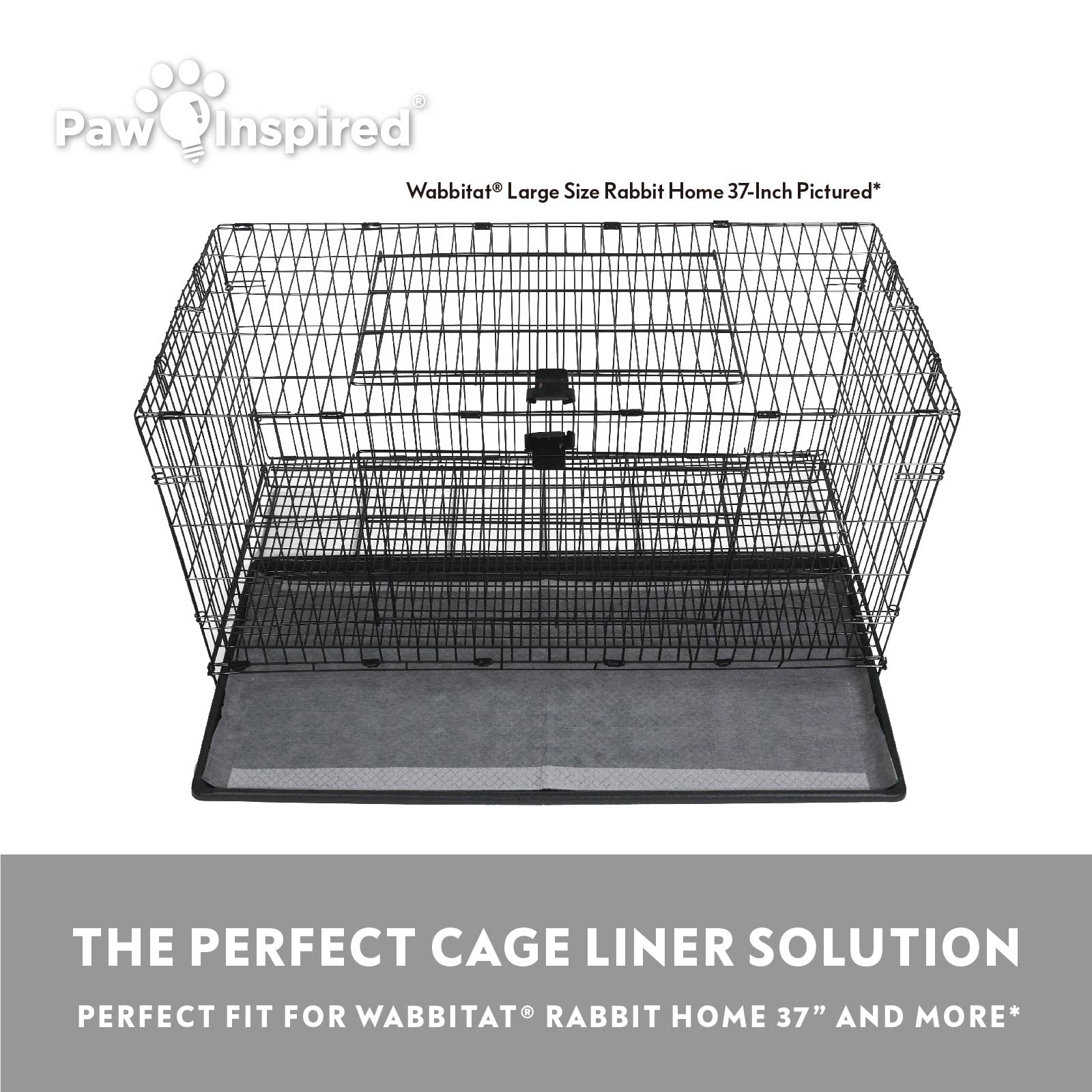 Paw Inspired Disposable Guinea Pig Cage Liners | Bamboo Charcoal Odor Controlling | Super Absorbent Liners Pee Pads For Ferrets,