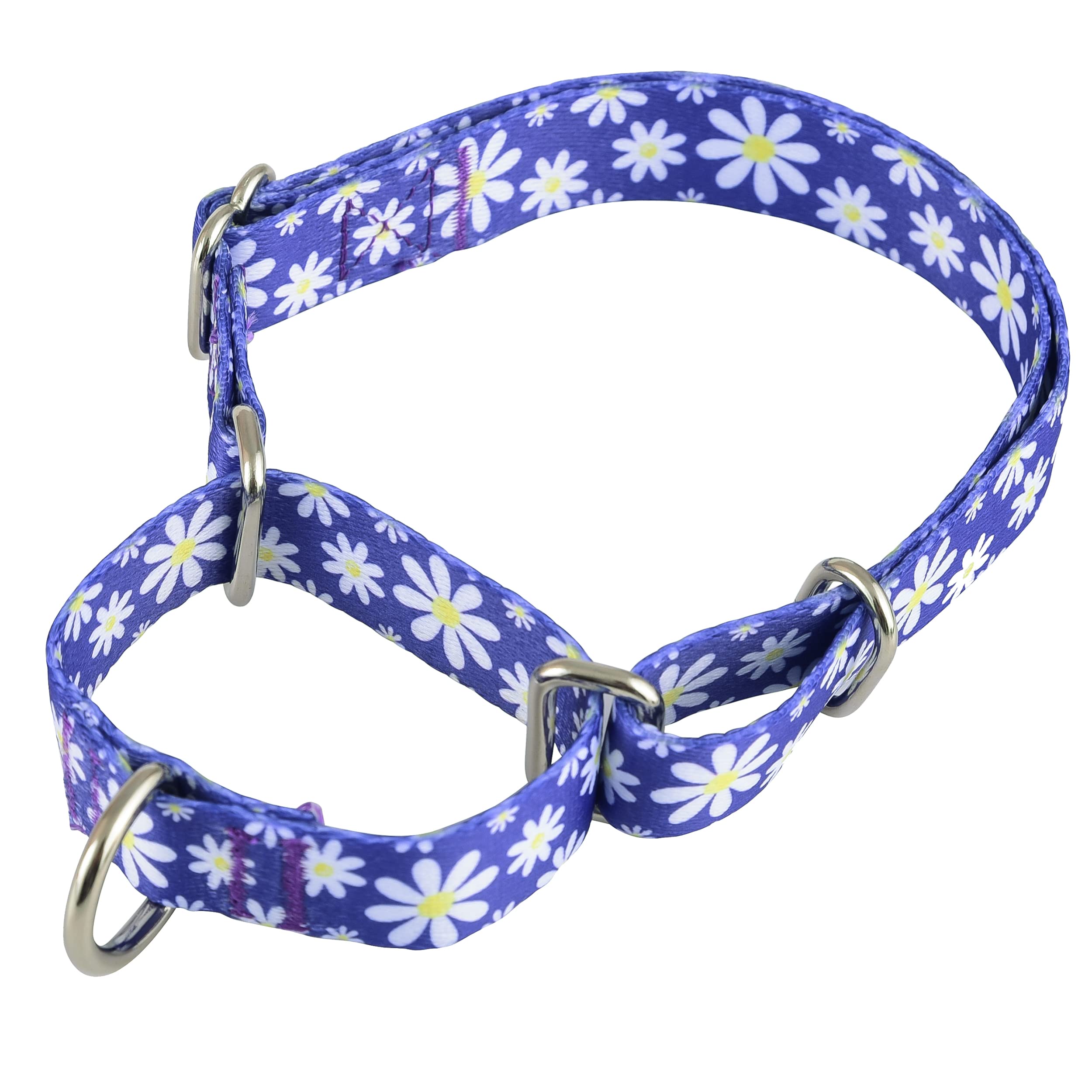 Martingale Collar For Dogs, No Slip Puppy Training For Boy Or Girl, Small Or Large Dogs, Cute Flower, Pink, American Flag Patter
