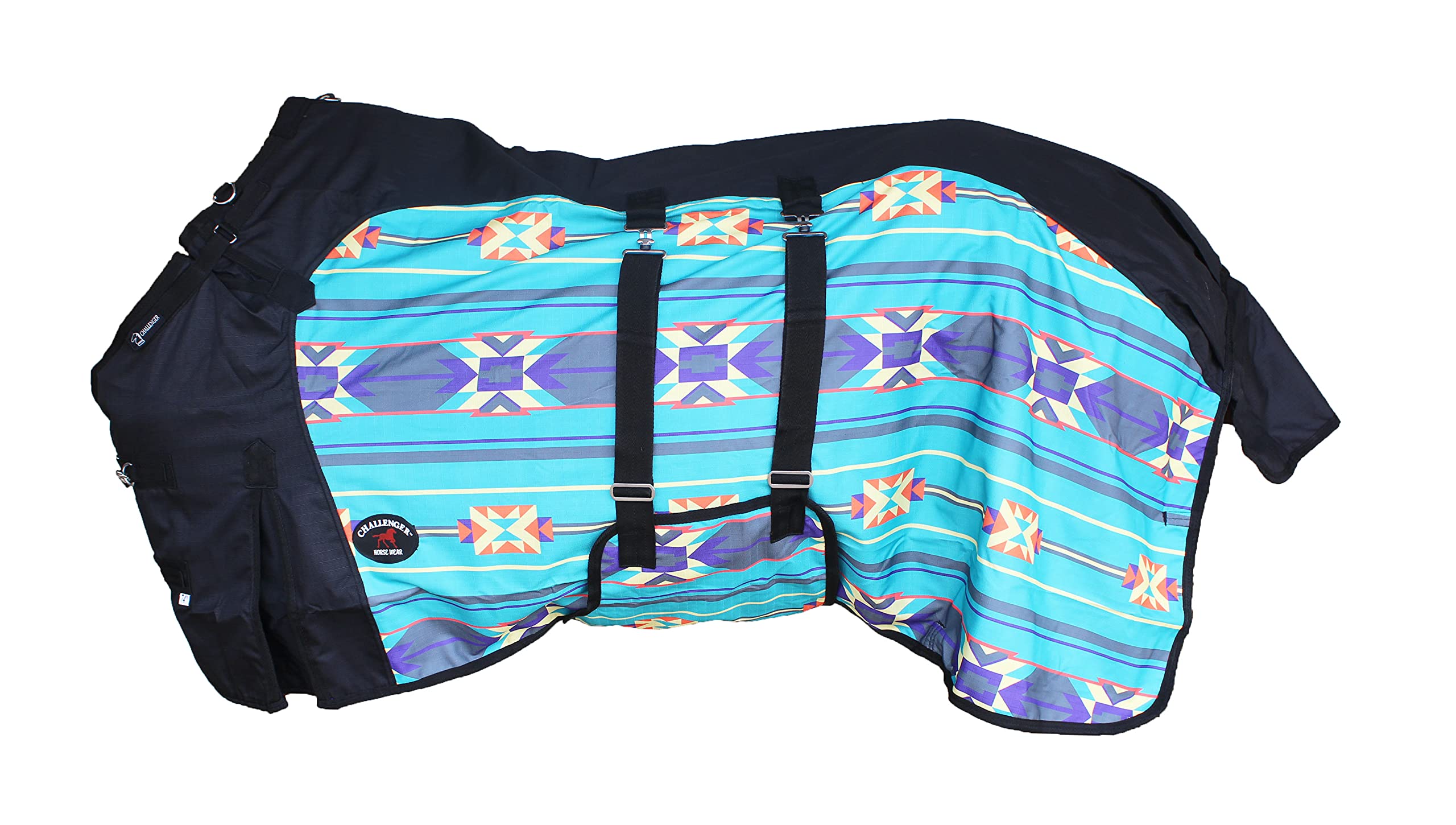 Challenger 74' 1200D Turnout Waterproof Rain Horse Sheet Light Winter Blanket 380B