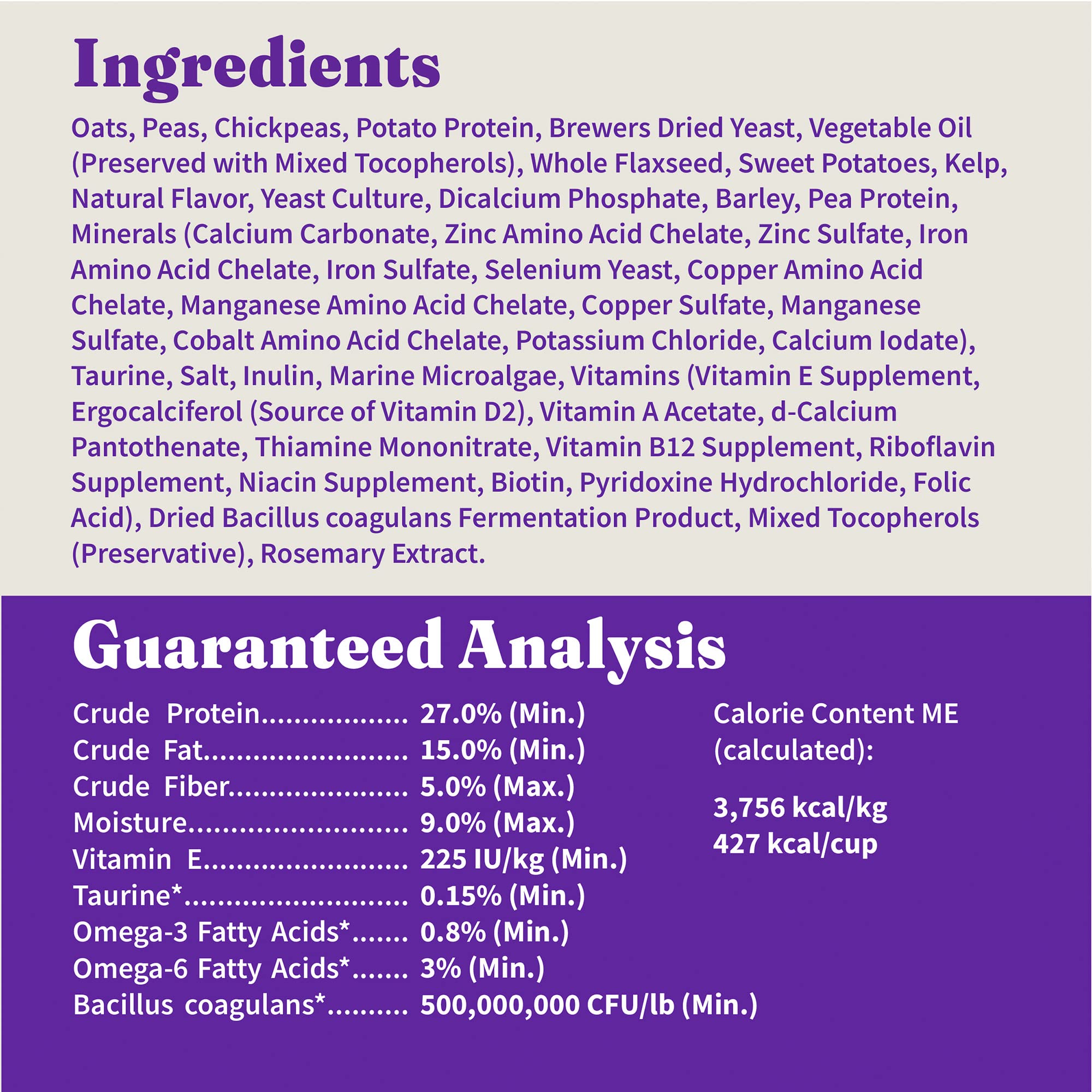 Halo Holistic Vegan Dog Food, Plant-Based Recipe with Kelp, Dry Dog Food, Complete Digestive Health, Kibble for Adult Dogs, 3.5