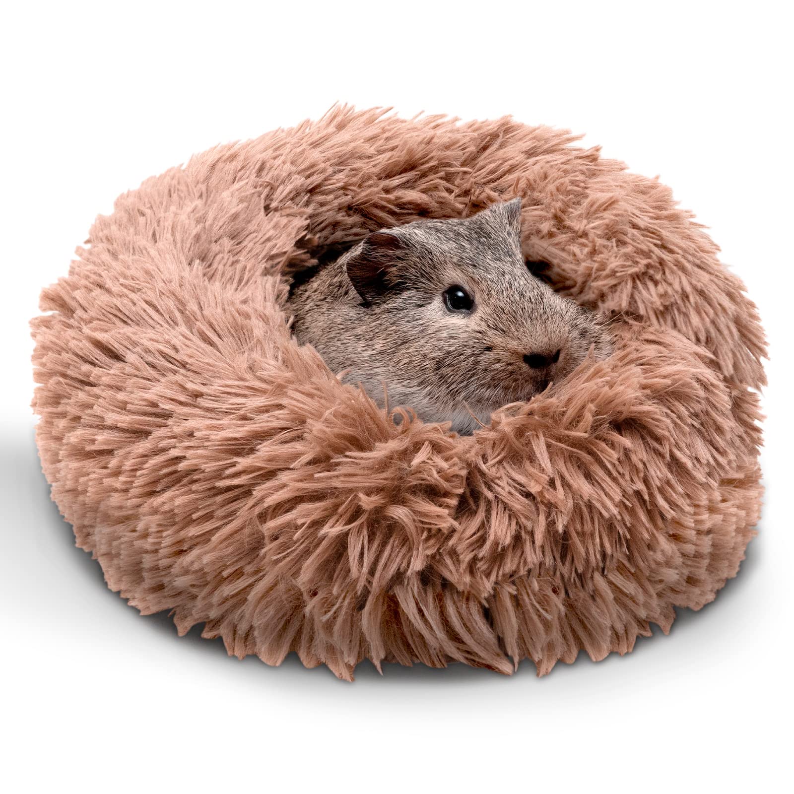 Paw Inspired Furr-O Burrowing Pet Bed For Guinea Pigs And Other Small Animals (Tan)