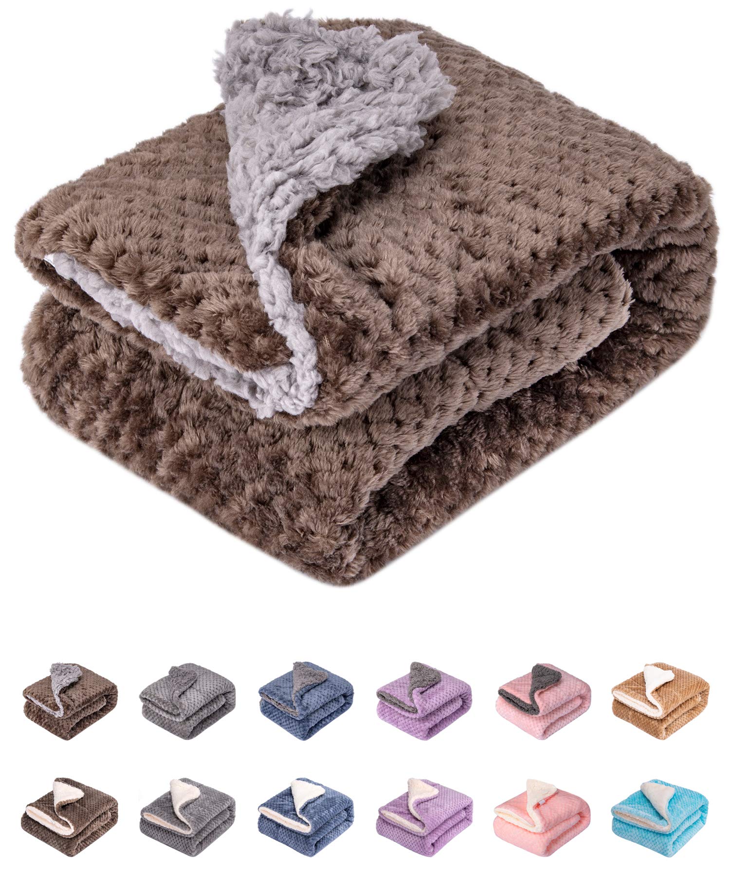 Fuzzy Dog Blanket Or Cat Blanket Or Pet Blanket, Warm And Soft, Plush Fleece Receiving Blankets For Dog Bed And Cat Bed, Couch, 