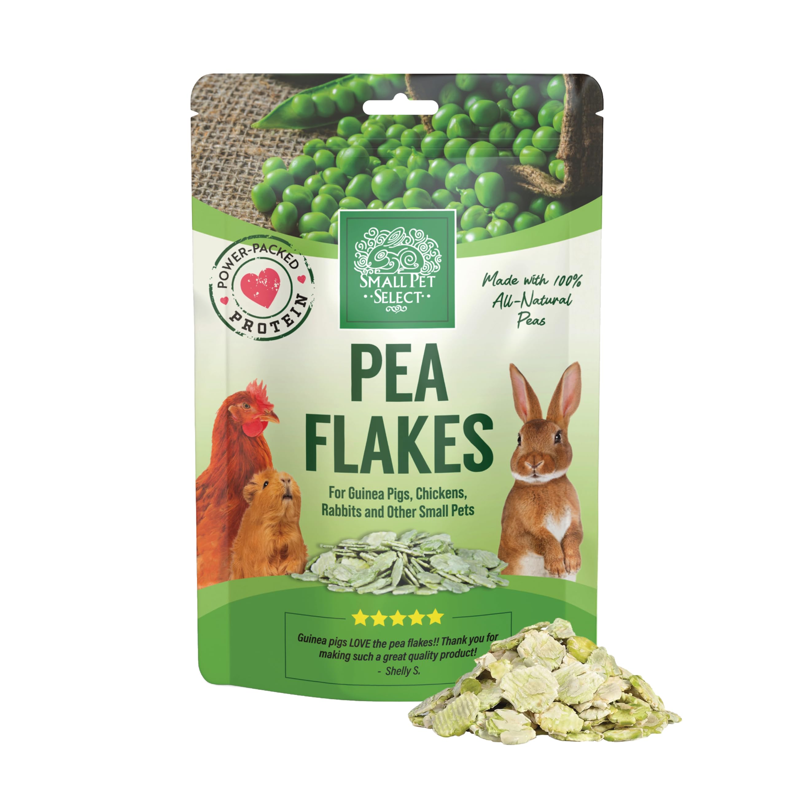 Small Pet Select- Pea Flakes, 1lb