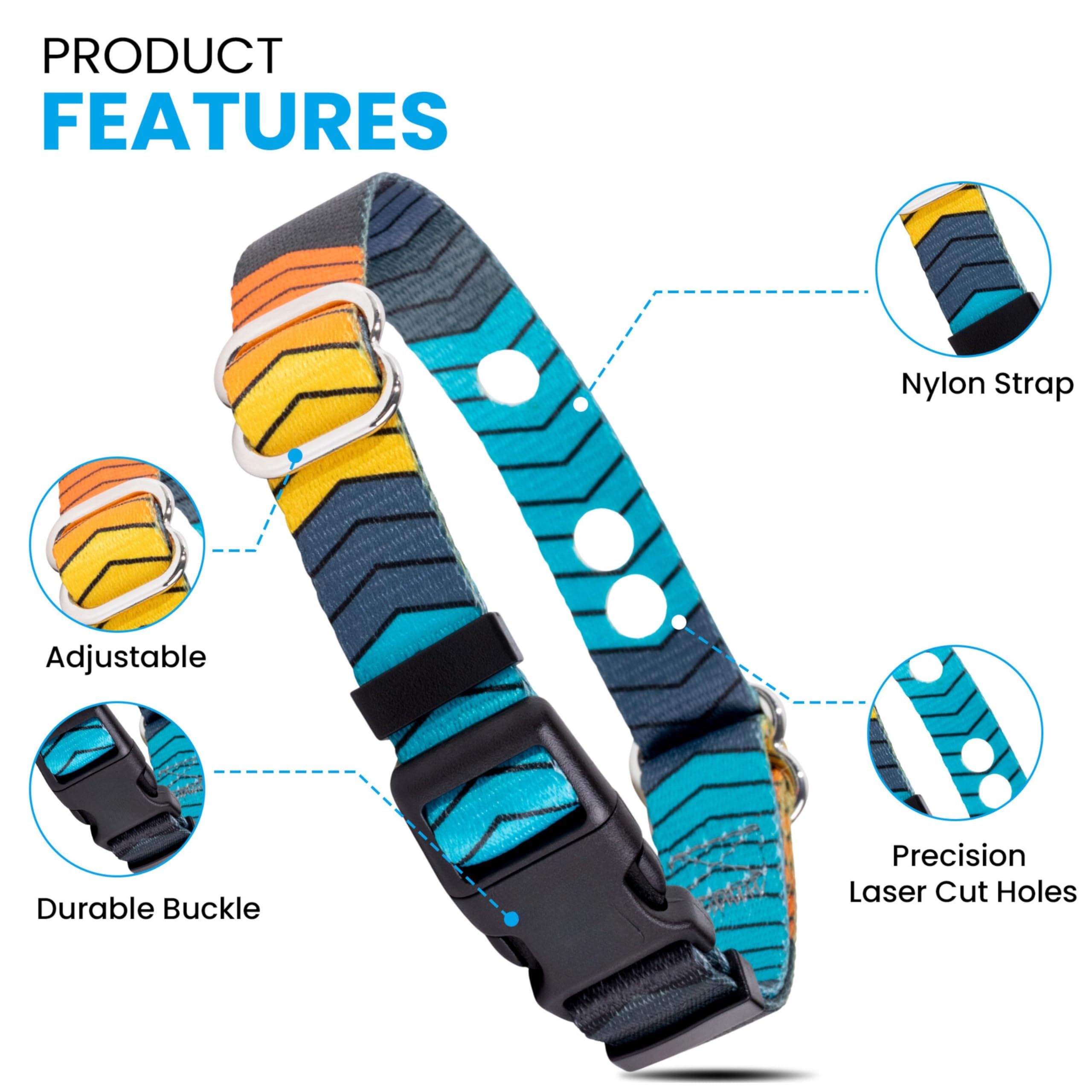 Replacement Strap For E-Collars - Compatible With Petsafe, Invisible Fence, And Other Shock Collars - Medium Size, Summit Design