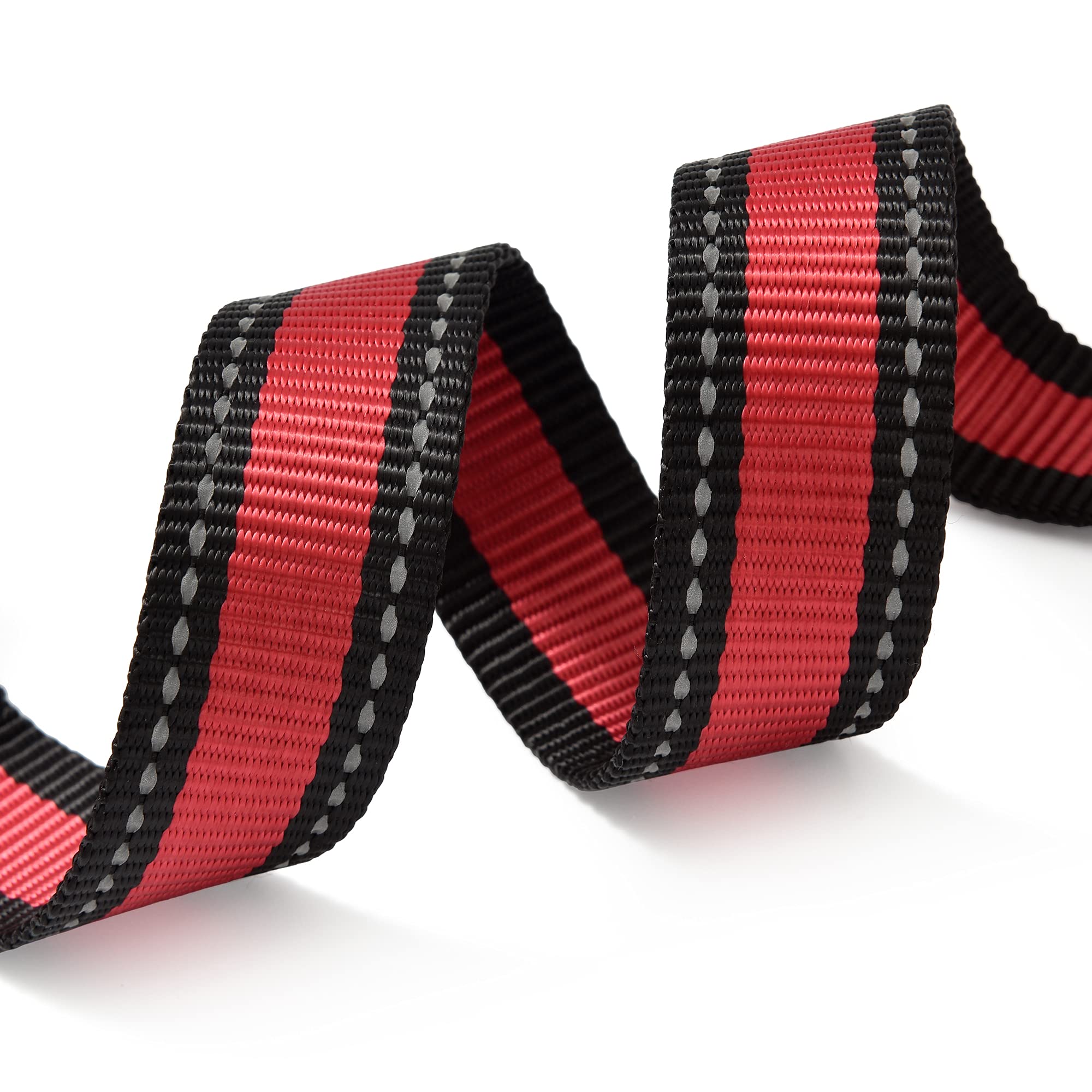 Mile High Life Dog Collar | Nylon Reflective Dog Collars | Light Weight Puppy Collars | Red Dog Collars For Small Dogs (Red, Sma