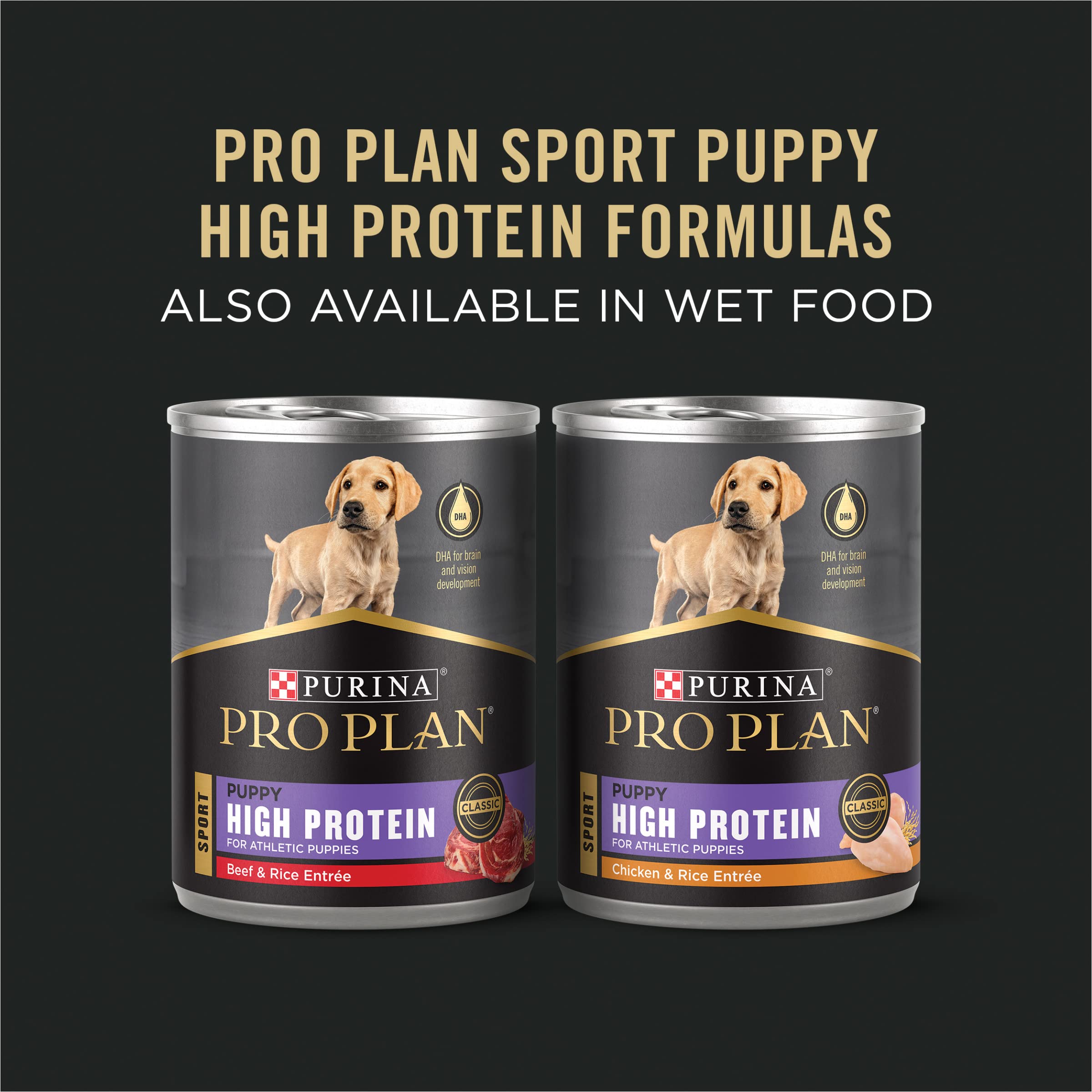 Purina Pro Plan Sport Development 30/20 Chicken and Rice Formula High Protein Dog Food for Puppies - 24 lb. Bag