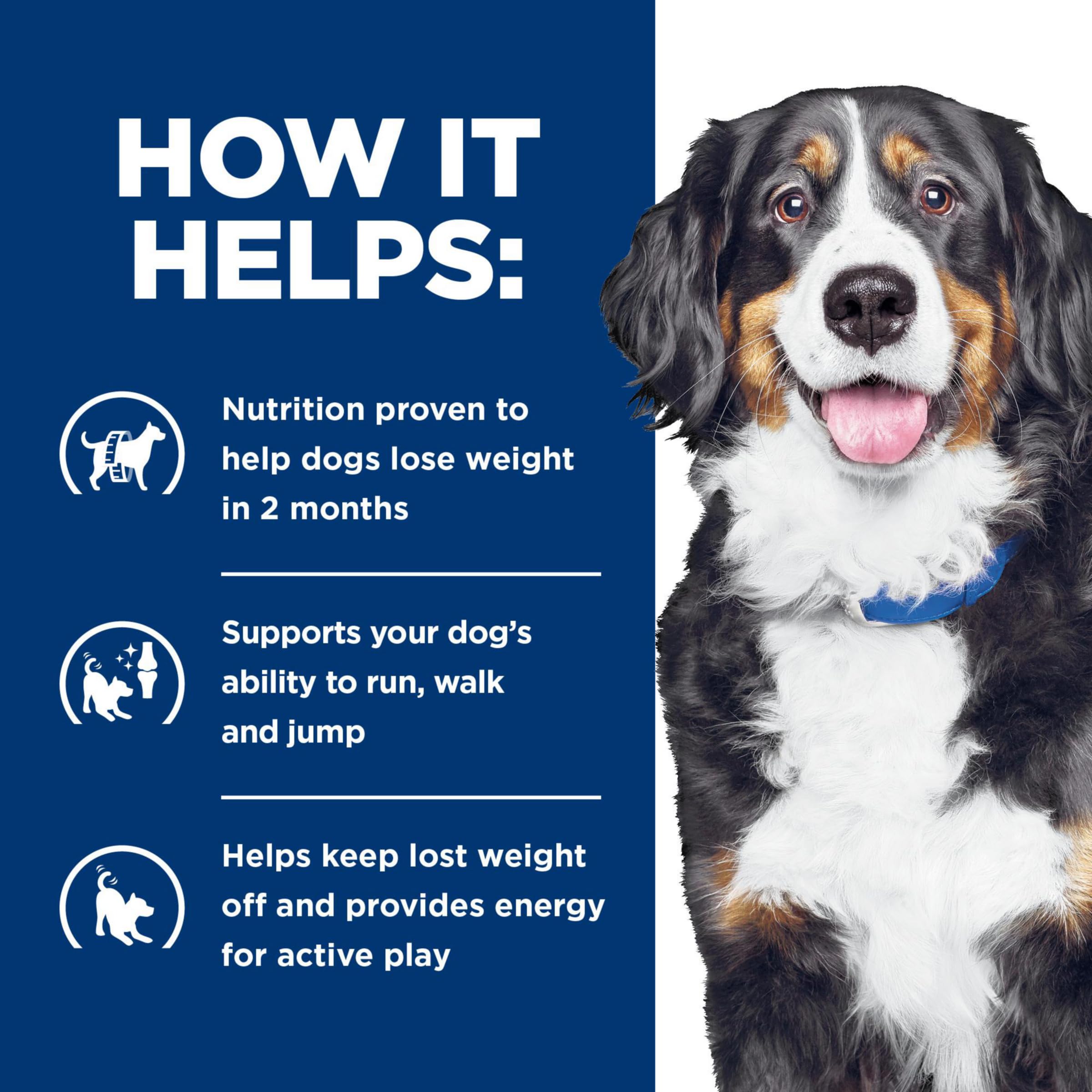 HILLS PRESCRIPTION DIET Metabolic + Mobility, Weight + j/d Joint Care Chicken Flavor Dry Dog Food, Veterinary Diet, 8.5 lb. Bag