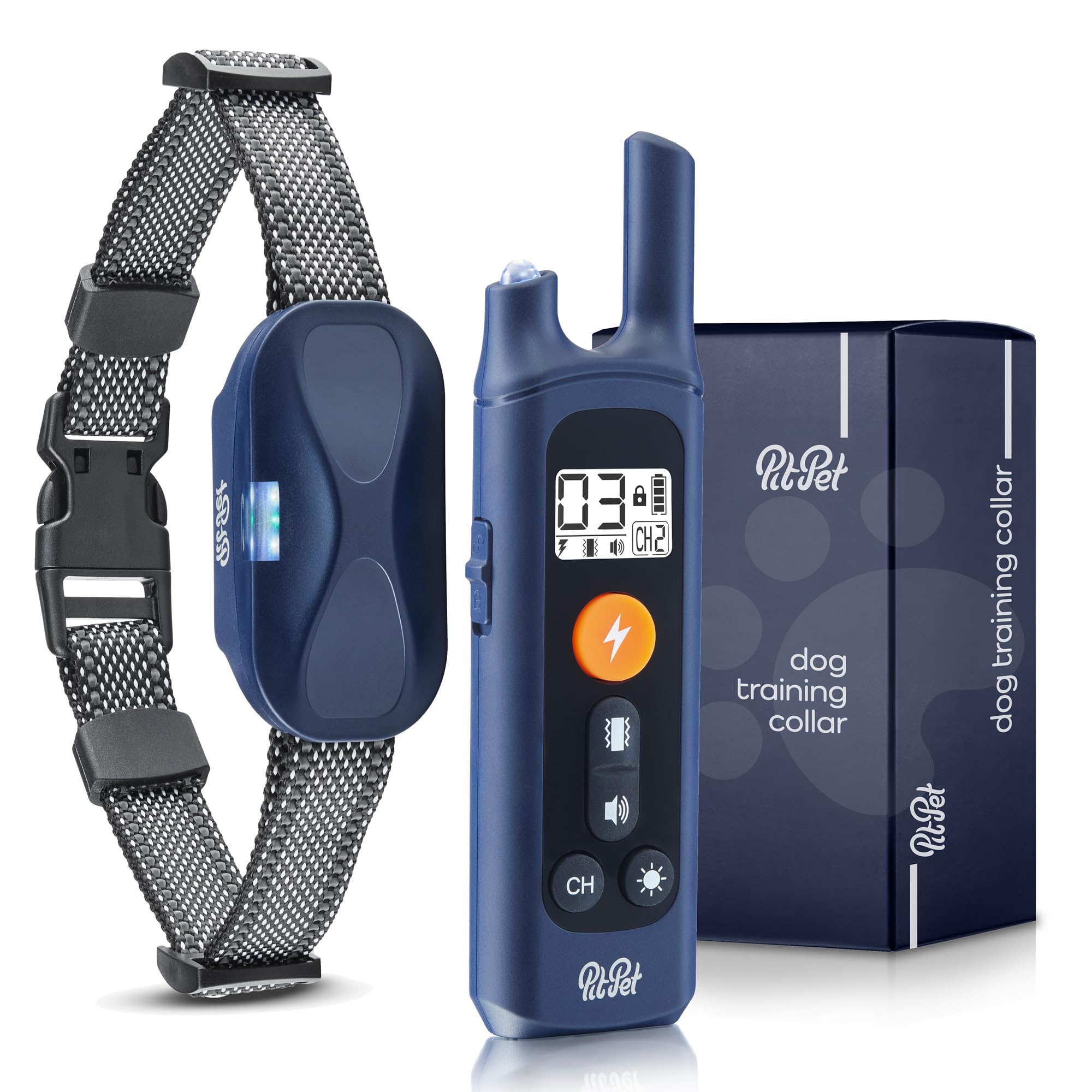 Dog Training Collar With Remote Waterproof Dog Shock Collar For Small, Medium, And Large Dogs Dog Training And Behavior Aid With