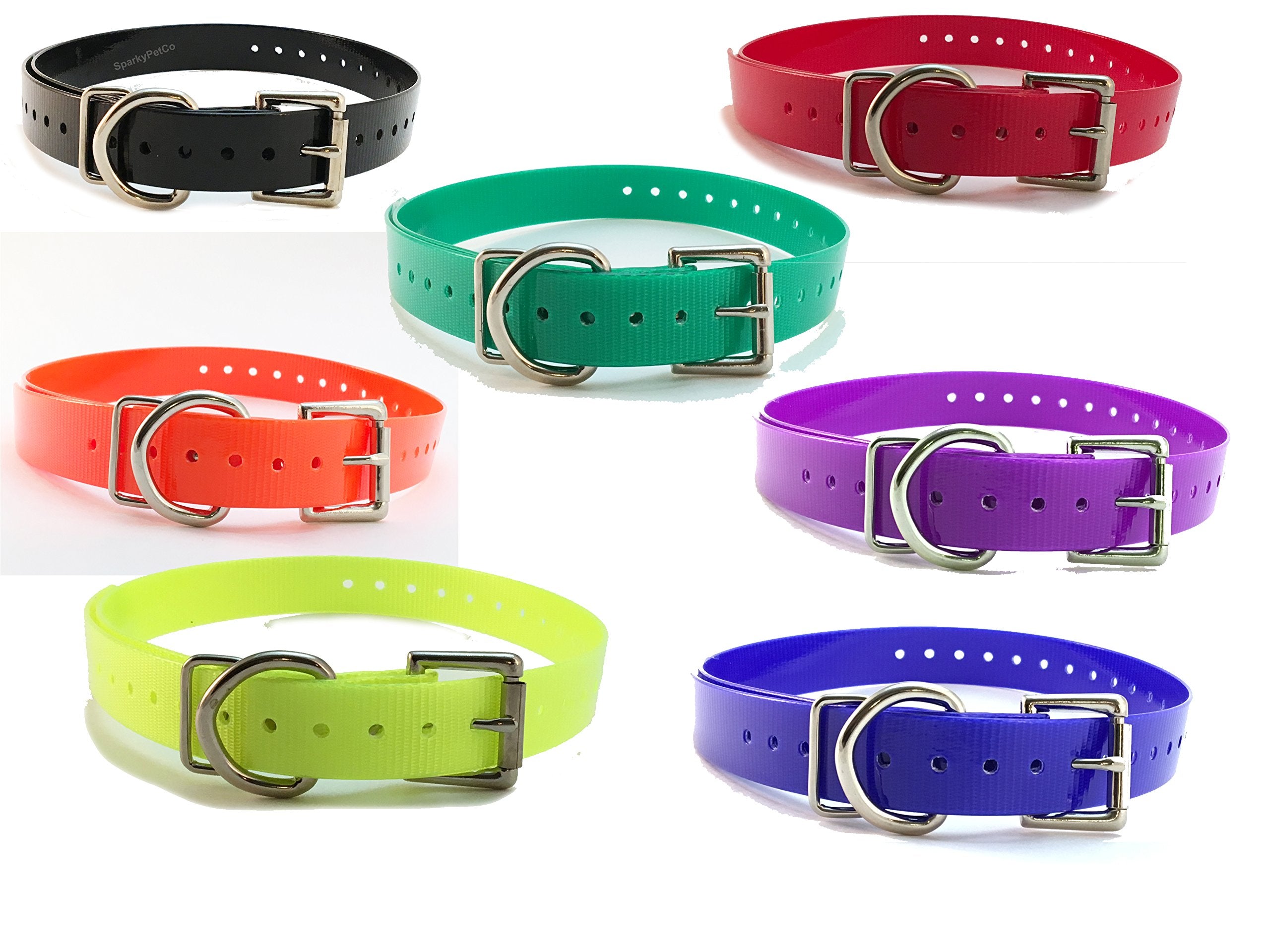 Replacement Strap For Sportdog Collars - 3/4' Wide Biothane Dog E-Collar Replacement For Training, Bark, Shock, Electric, And G