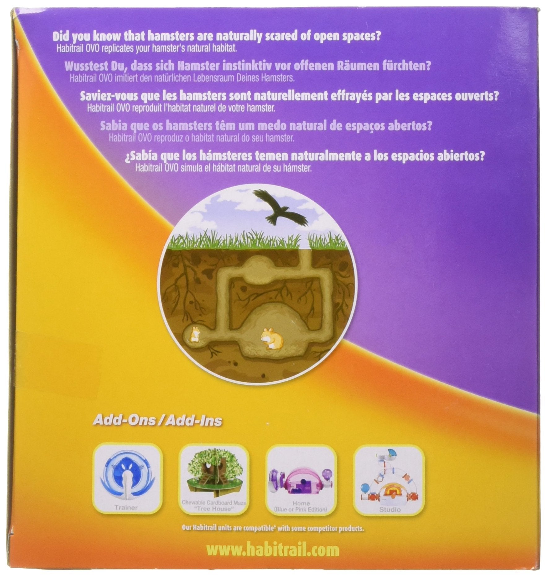 Habitrail Ovo Adventure Pack, Hamster Cage & Accessories, Small Animal Habitat