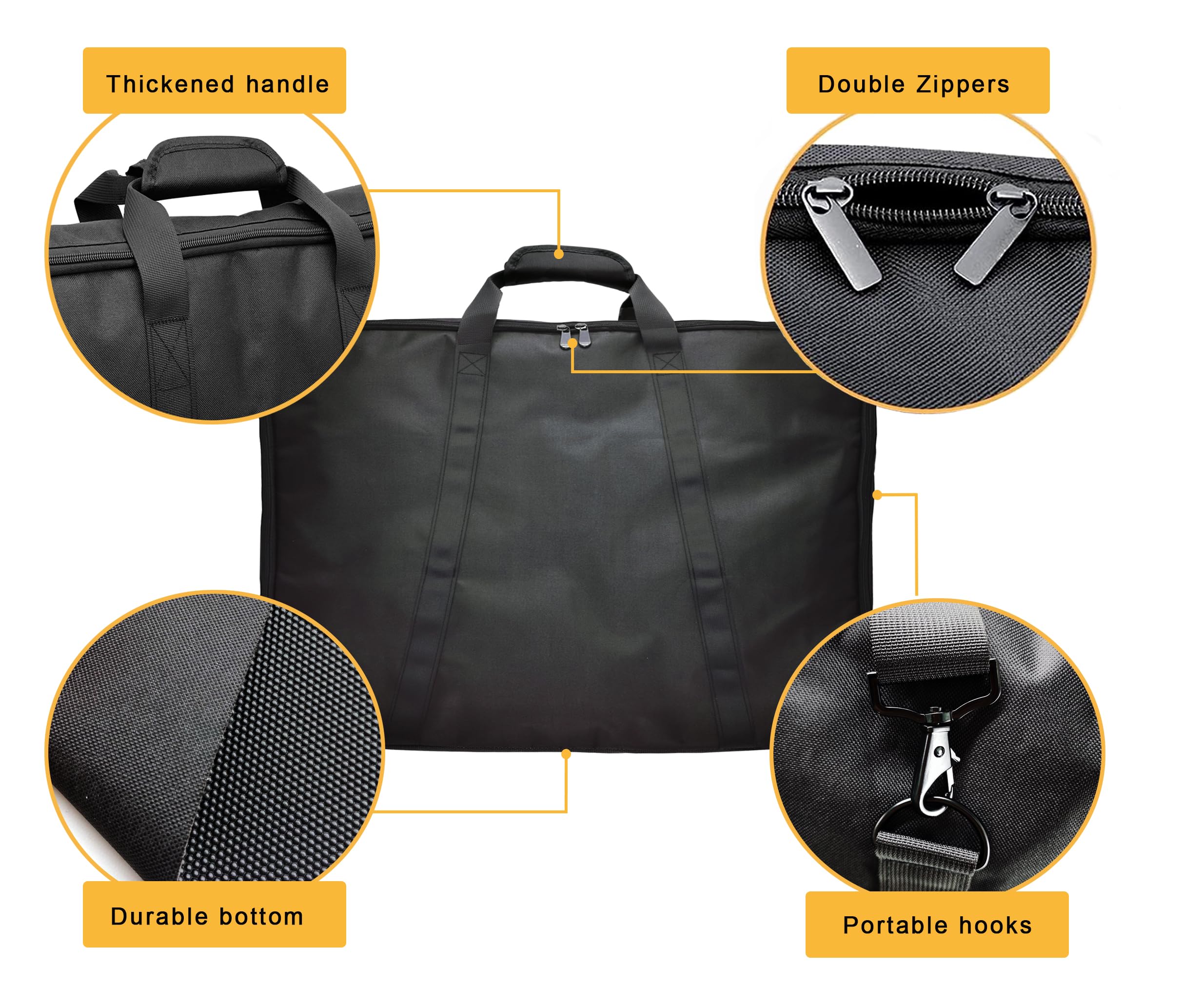 YUFYIG 30 Dog Playpen Storage Bag, Suitable for Foldable Exercise Pet Playpens, Dog Fence Travel Bag With Handles For Camping an