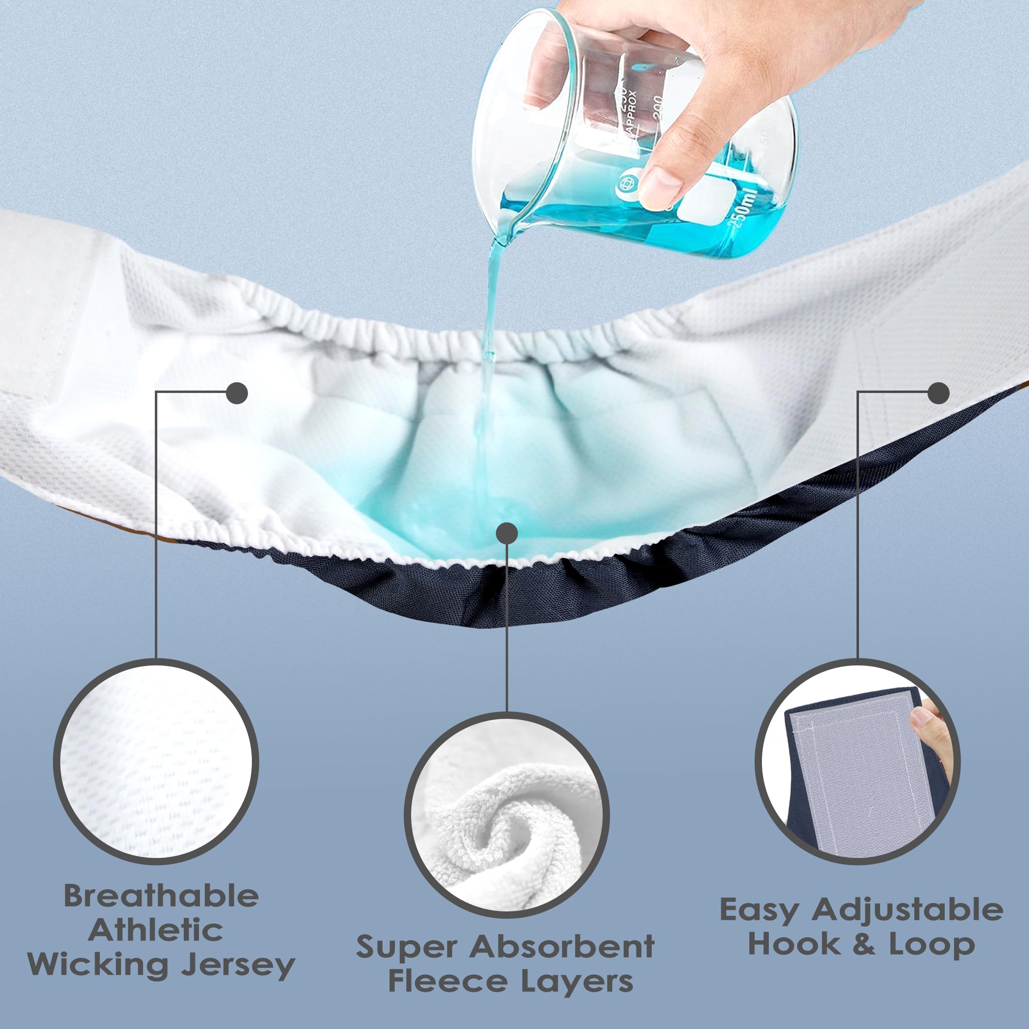 Wegreeco Washable Male Dog Belly Band (Stylish Pattern)- Pack Of 3 - Washable Male Dog Belly Wrap, Dog Diapers Male (Blue, Green, Champagne, X-Small)