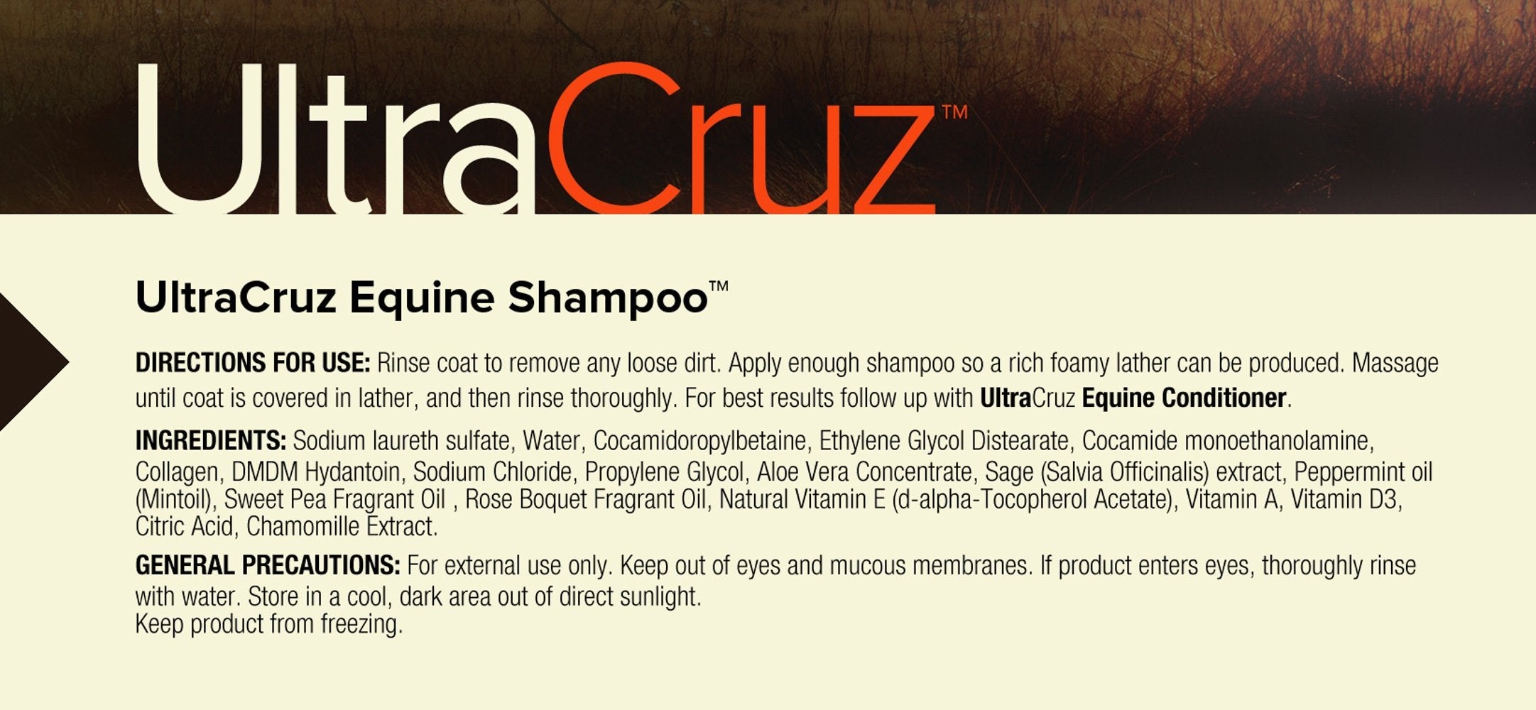 Ultracruz - Sc-395292 Equine Horse Shampoo, 16 Oz