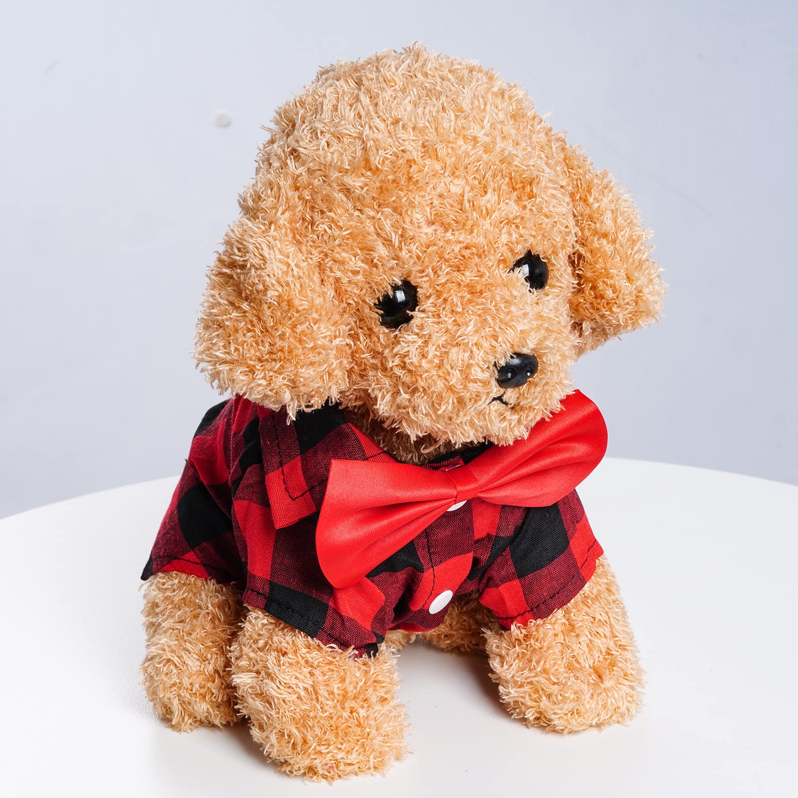 Tongcloud 3 Pack Plaid Puppy Cat Shirt Cute Dog Shirt Cat Shirt Dog Plaid Shirt Dog Shirts For Extra Small Dogs Cats Birthday Pa