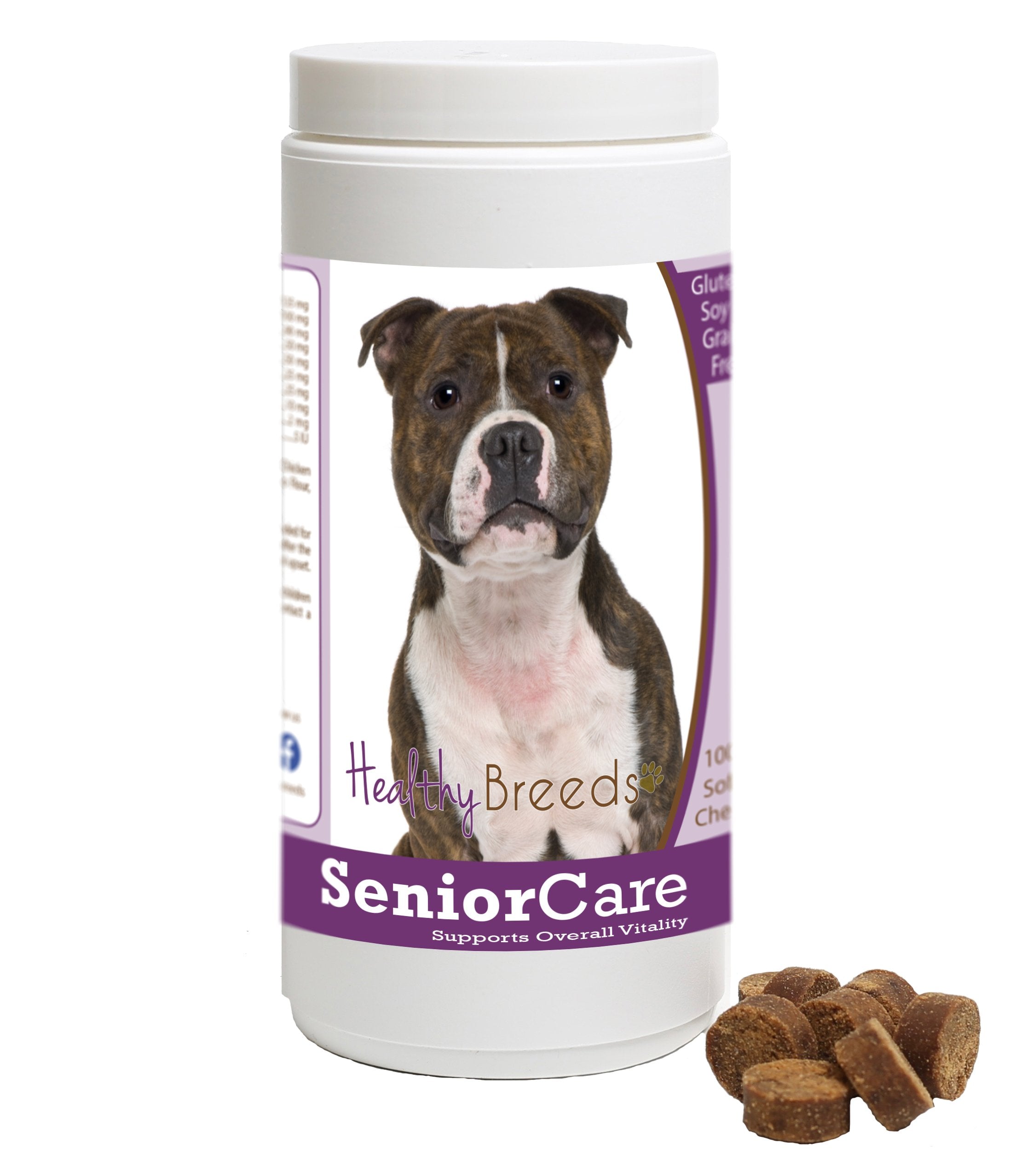 Healthy Breeds Staffordshire Bull Terrier Senior Dog Care Soft Chews 100 Count