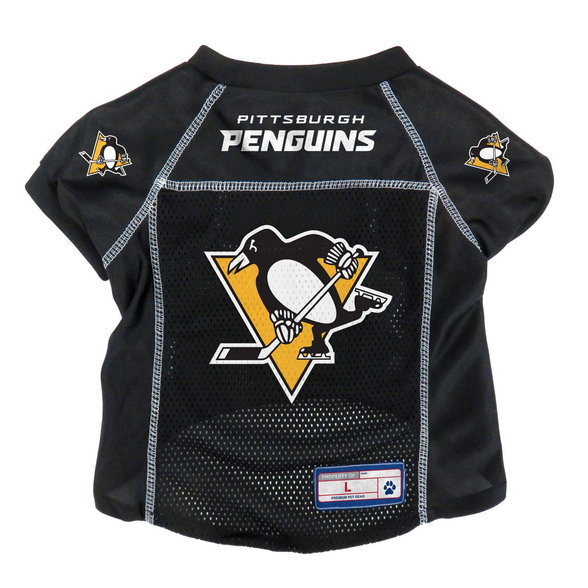 Littlearth Unisex-Adult Nhl Pittsburgh Penguins Basic Pet Jersey, Team Color, X-Small