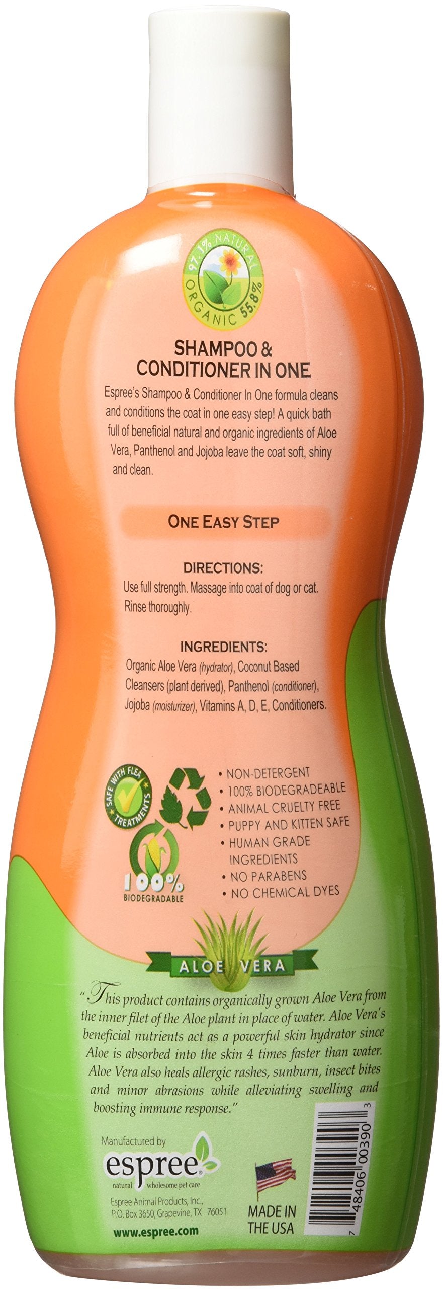 Espree Classic Care Shampoo And Conditioner In 1, 20-Ounce