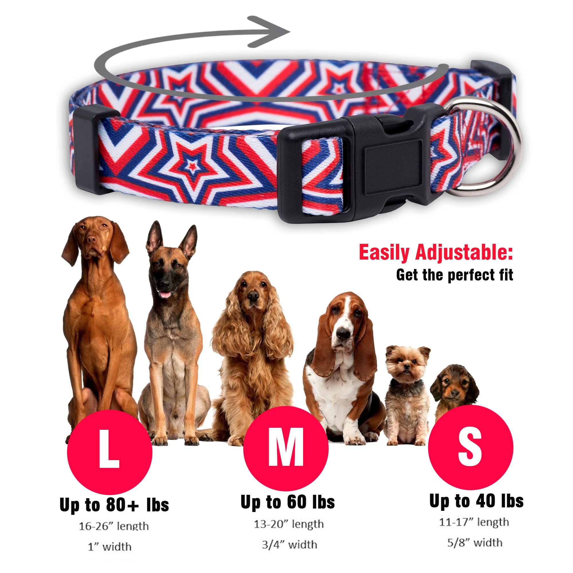 Native Pup Halloween Dog Collar (Large, Ghosts)