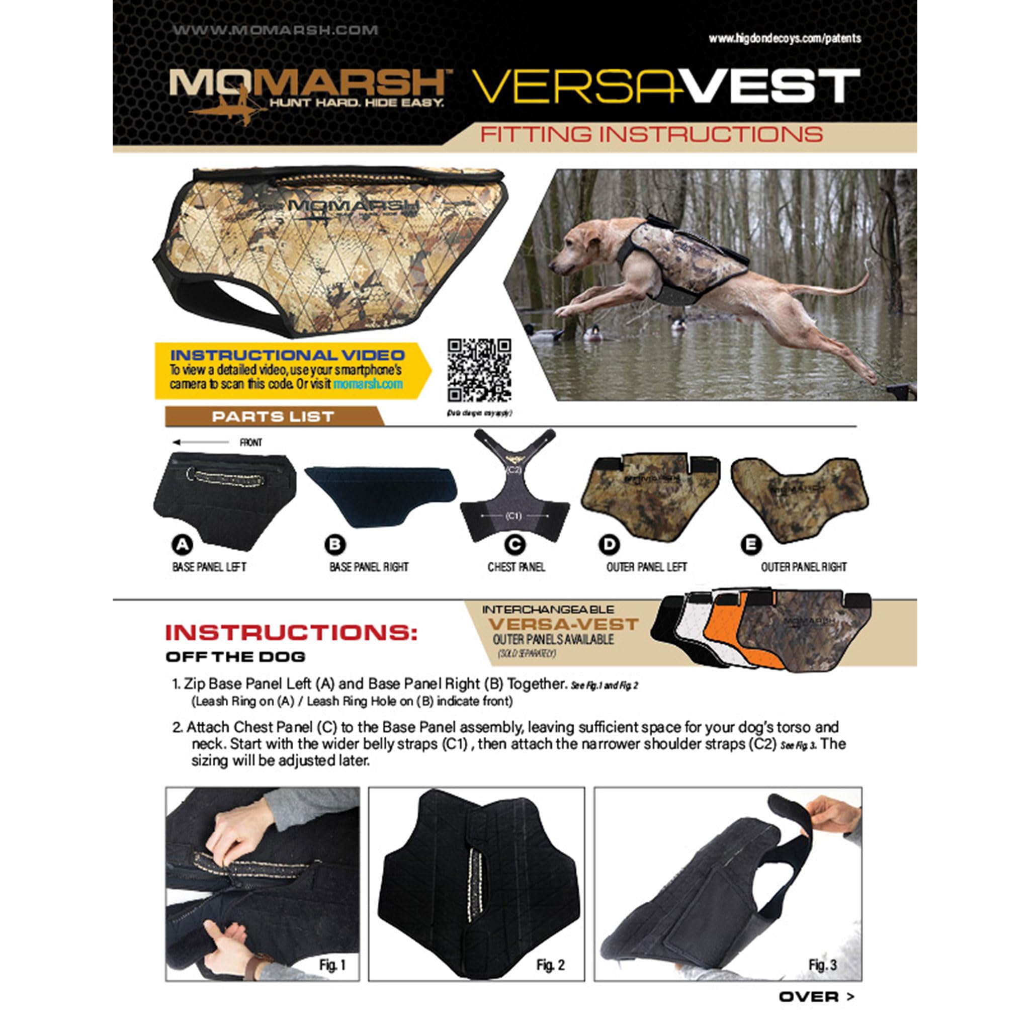 Momarsh Adjustable Dog Vest | Universal Neoprene Sporting Dog Vest For Waterfowl Hunting, & Water Training | Perfect Pet Vest Retains Heat In Cold & Wet Conditions, Optifade Marsh