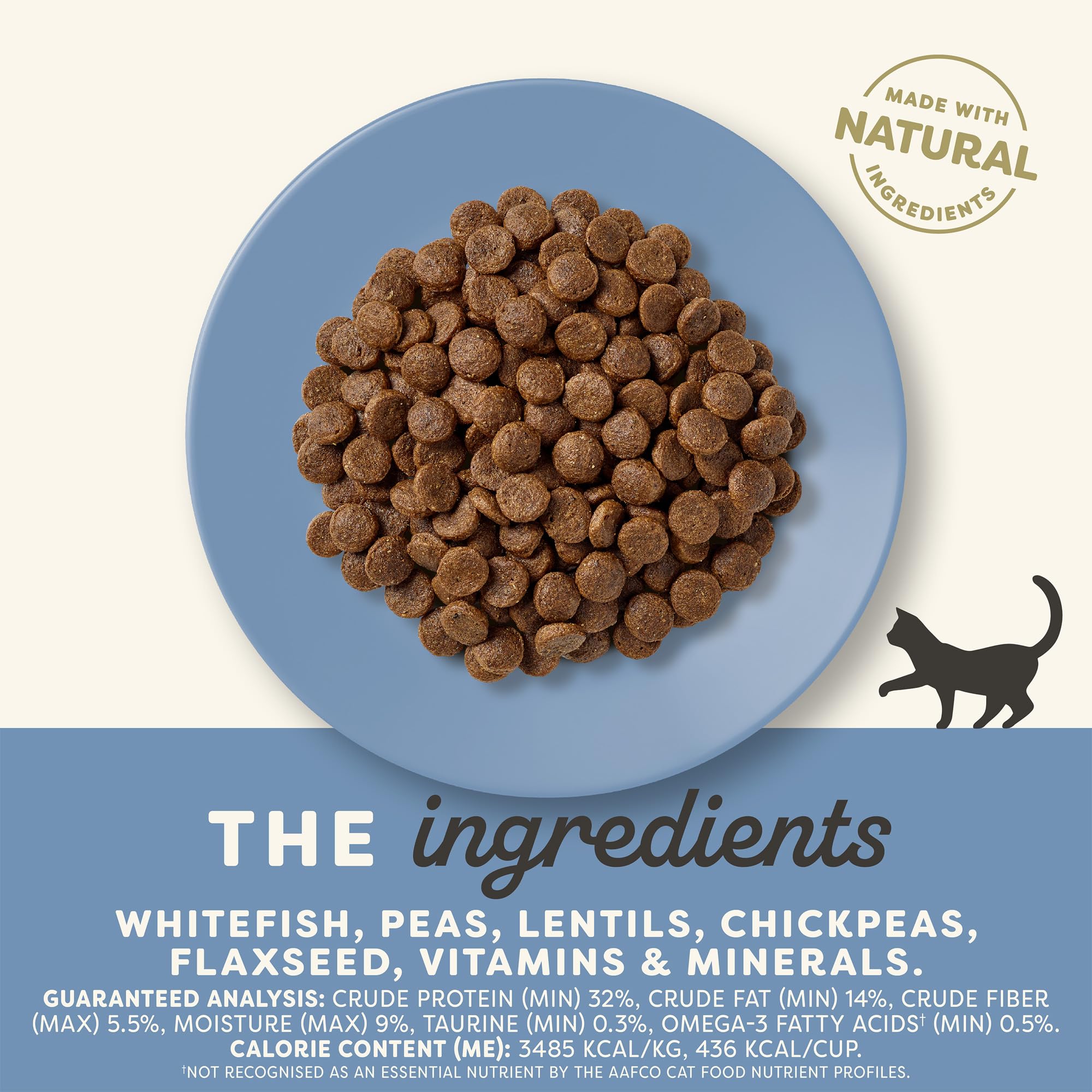 Applaws Complete Dry Cat Food, Grain-Free, Limited Ingredient with Added Vitamins & Minerals, Protein, Supports Digestion, White