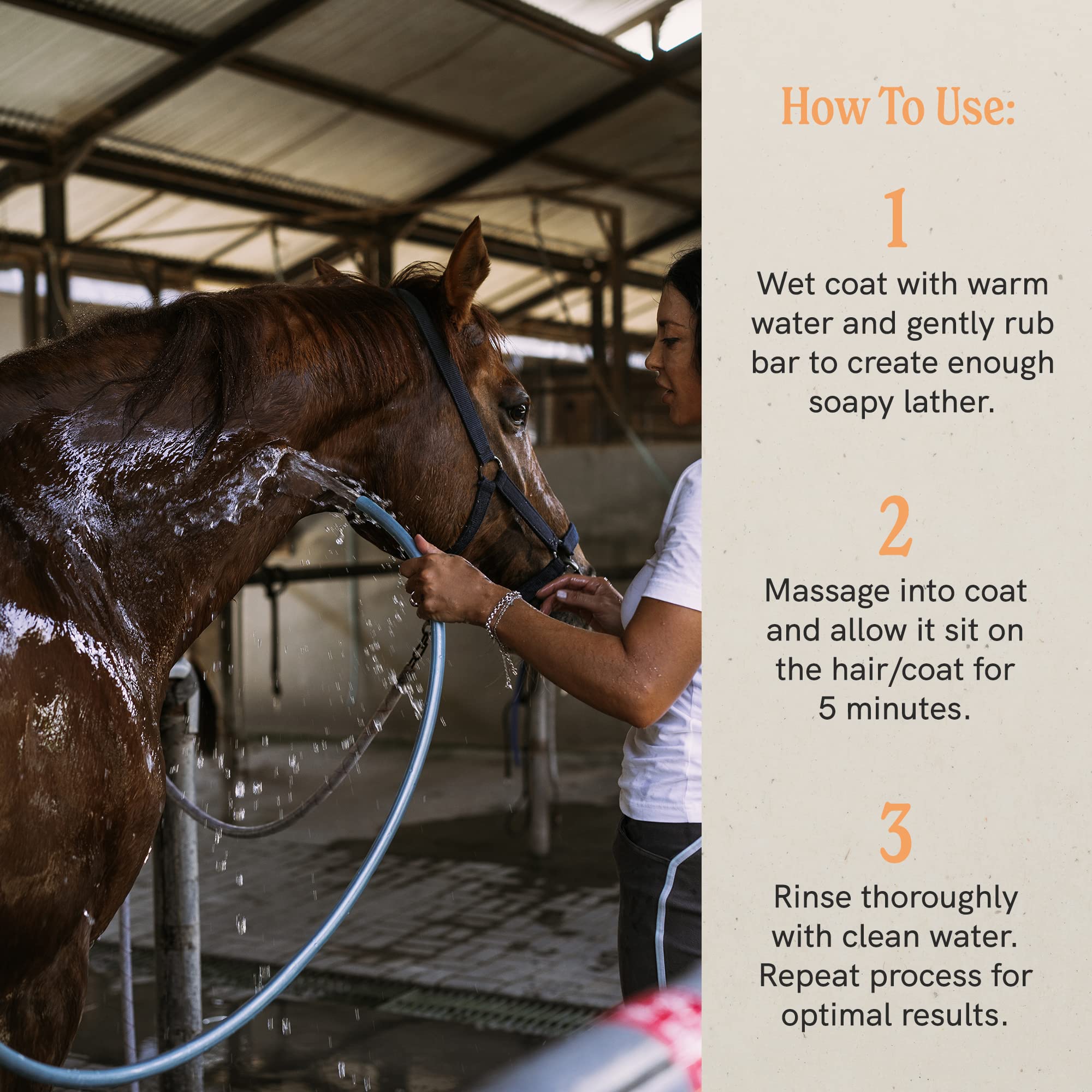 Jrliggett'S Botanical Horse Liquid Shampoo For Sensitive Skin | Hypoallergenic Biodegradable Shampoo Formula For Horses | 100% E