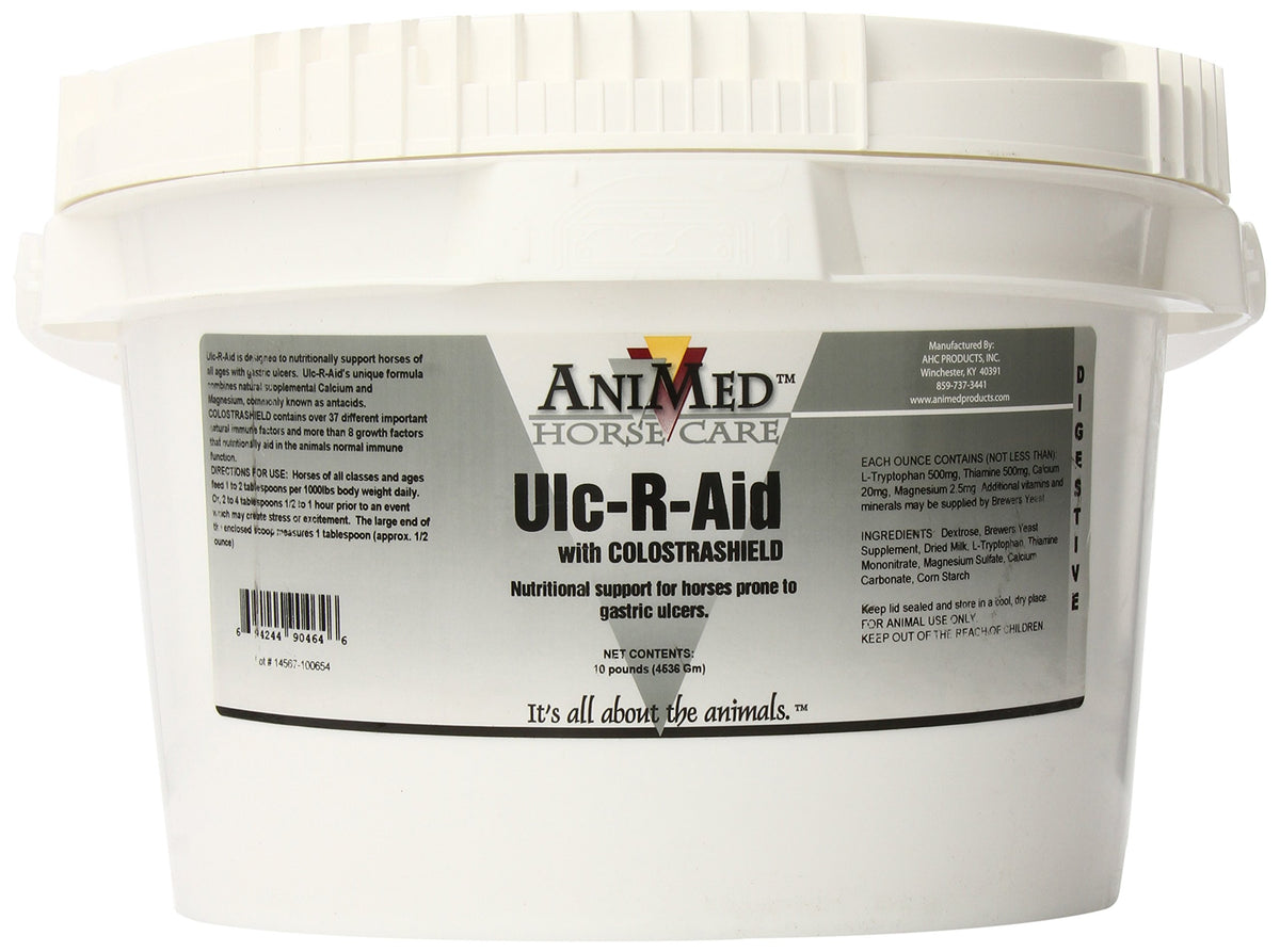 Animed Ulc-R-Aid Nutritional Supplement For Horses, 10-Pound