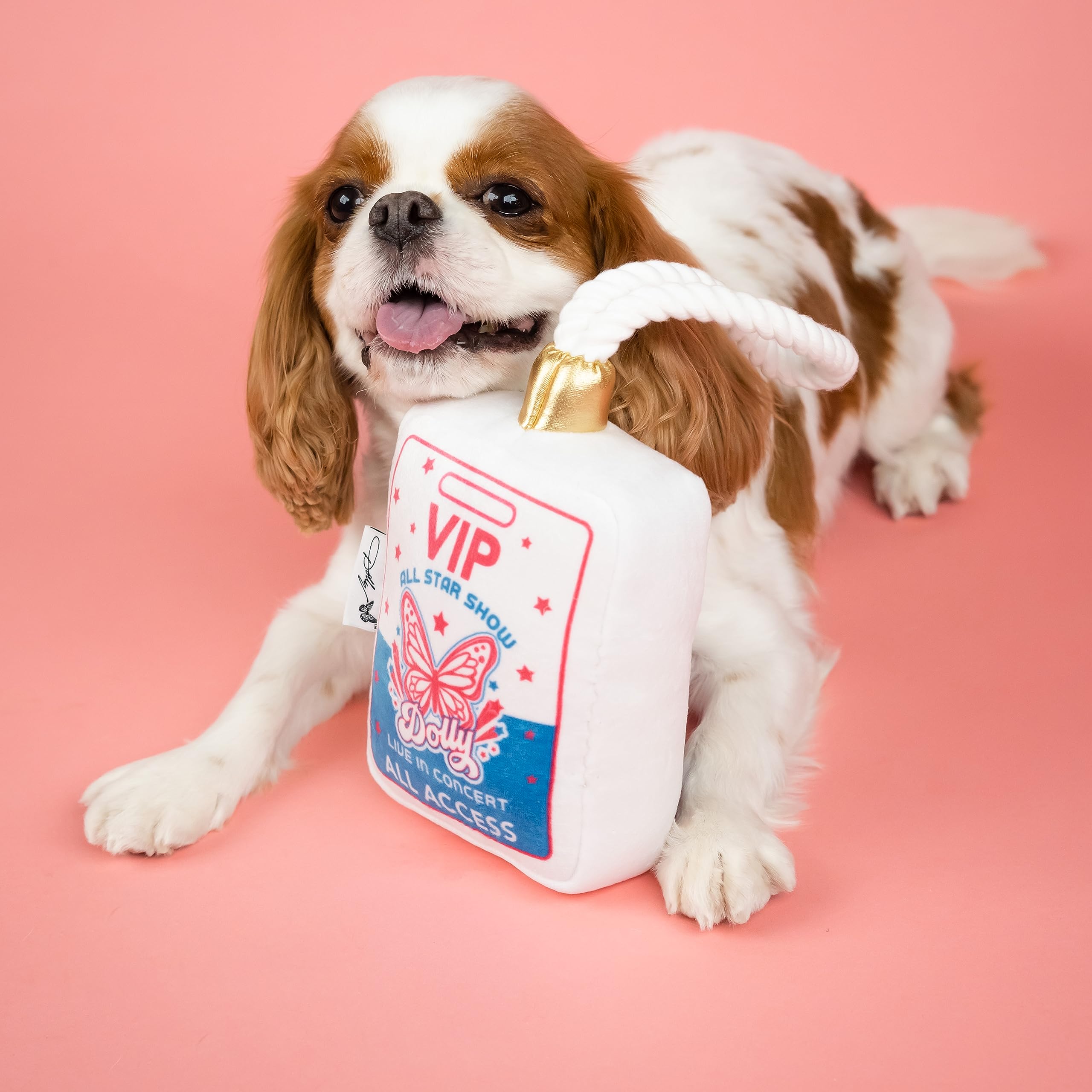 Doggy Parton Plush Dog Toys Collection - Vip All Access Pass