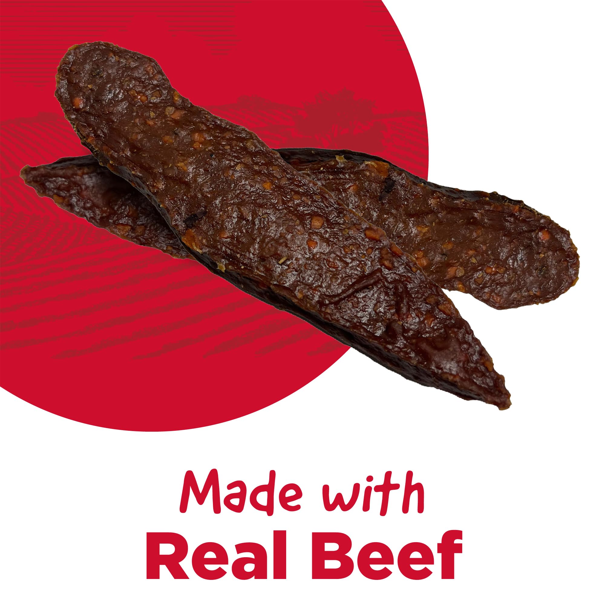 Country Kitchen Beef Jerky Tender Dog Treats, Made with Real Beef, High Protein, Low Fat, No Artificial Colors, 16 oz